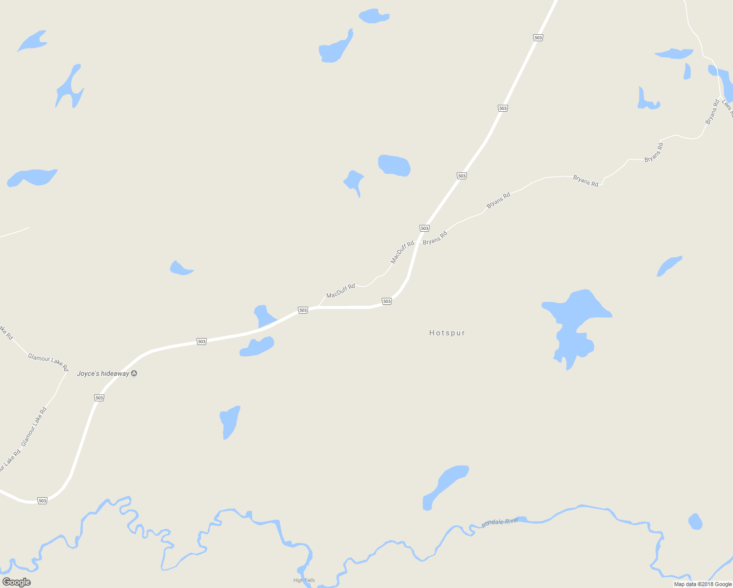 map of restaurants, bars, coffee shops, grocery stores, and more near 1058 MacDuff Road in Tory Hill