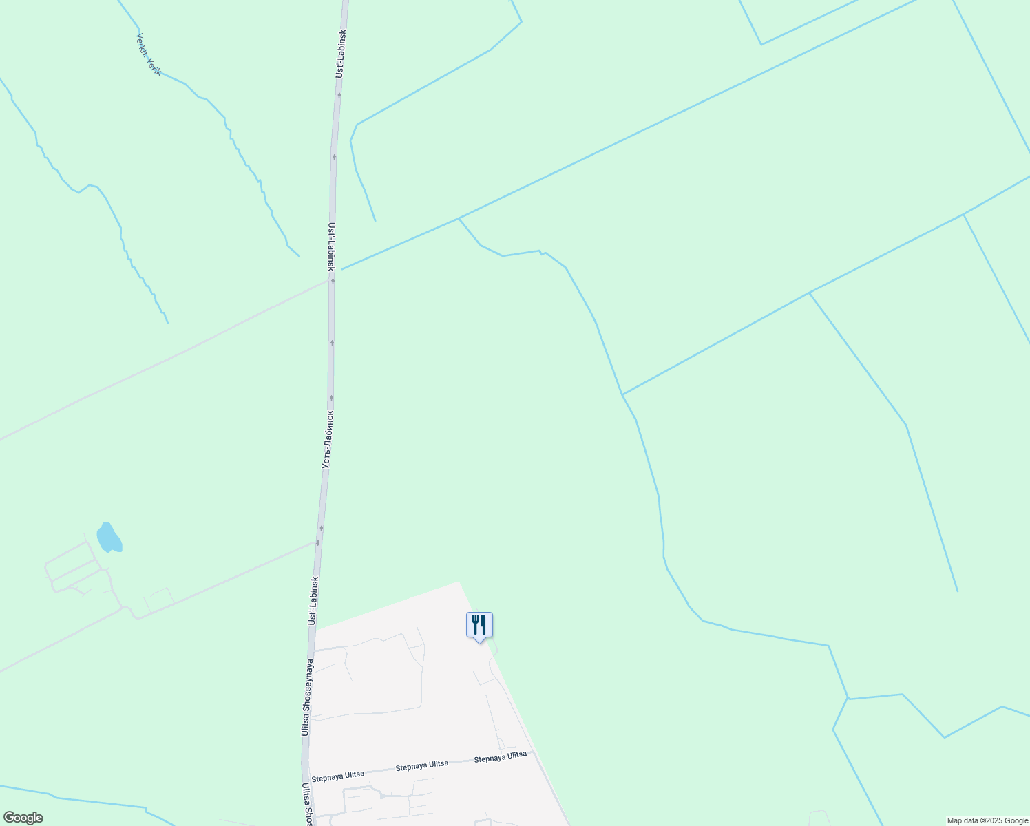 map of restaurants, bars, coffee shops, grocery stores, and more near in Kurganinsky District