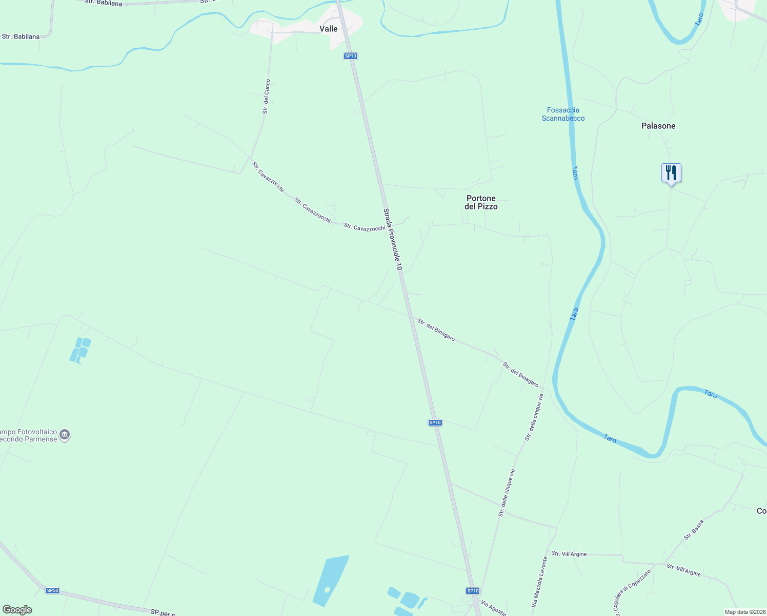 map of restaurants, bars, coffee shops, grocery stores, and more near 3 Strada Colmignola in Provincia di Parma