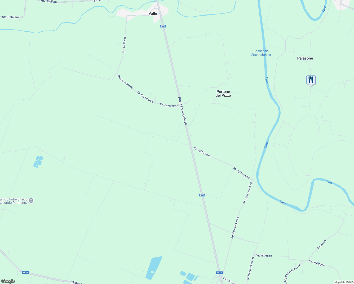 map of restaurants, bars, coffee shops, grocery stores, and more near 3 Strada Colmignola in Provincia di Parma