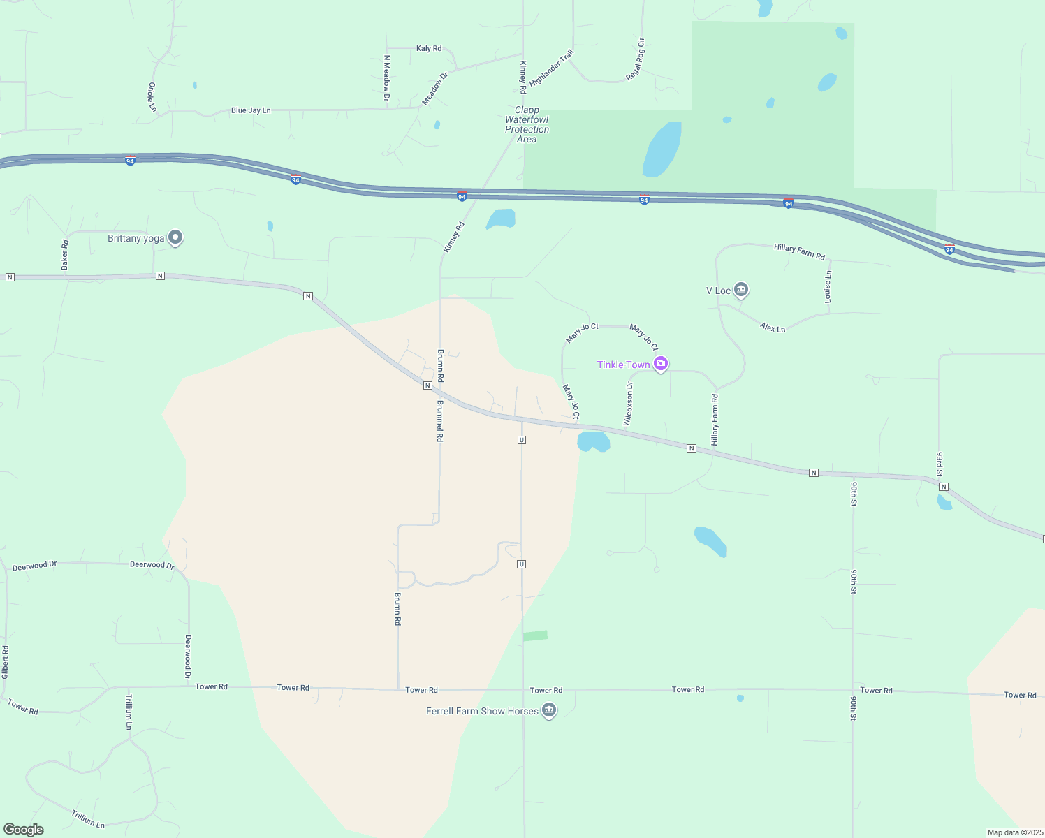 map of restaurants, bars, coffee shops, grocery stores, and more near 802 County Road N in Hudson