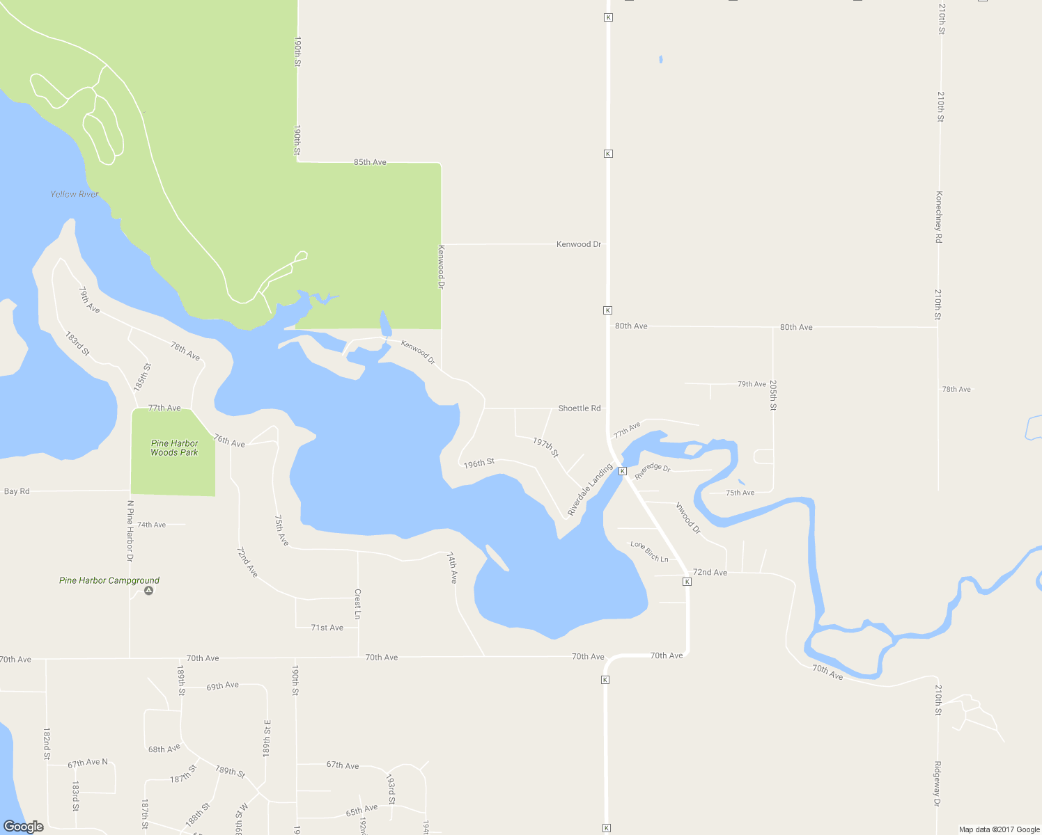 map of restaurants, bars, coffee shops, grocery stores, and more near 19723 78th Avenue in Chippewa Falls