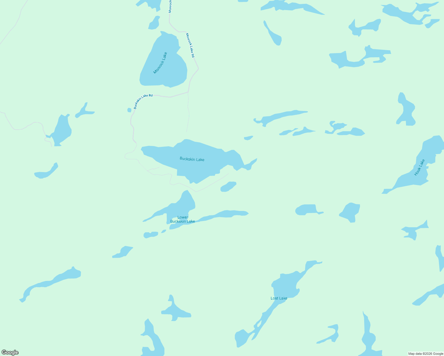 map of restaurants, bars, coffee shops, grocery stores, and more near 1561 Buckskin Lake Road in Tory Hill