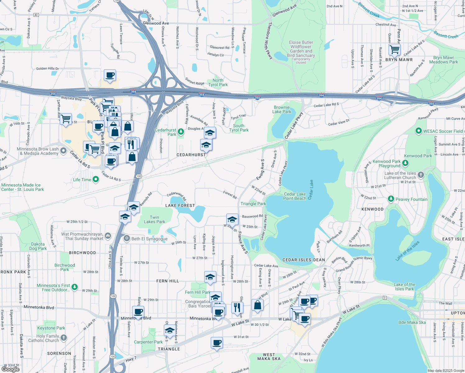 City Of Saint Louis Park Mn Zoning Map IUCN Water