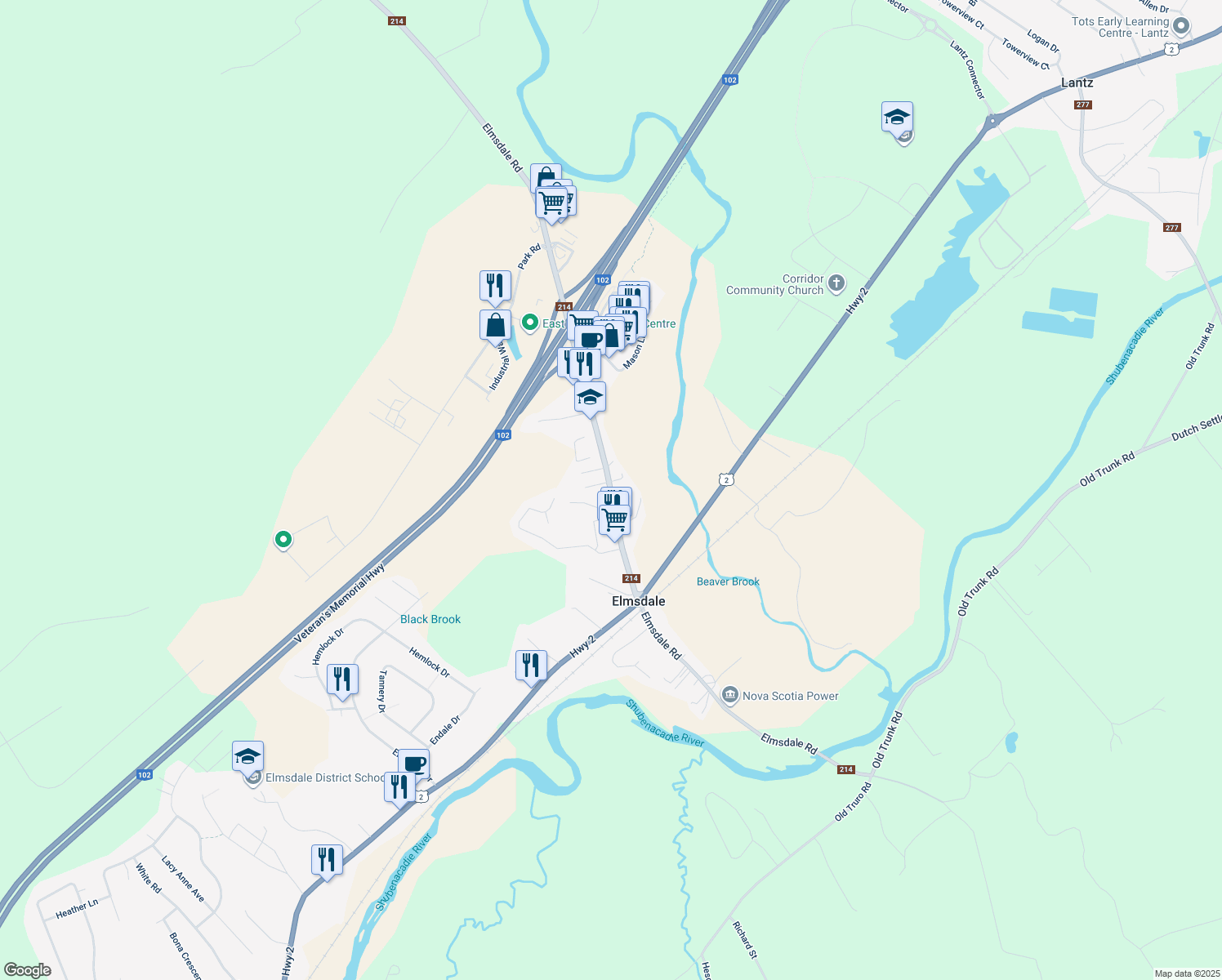 197 Nova Scotia 214, Elmsdale NS Walk Score