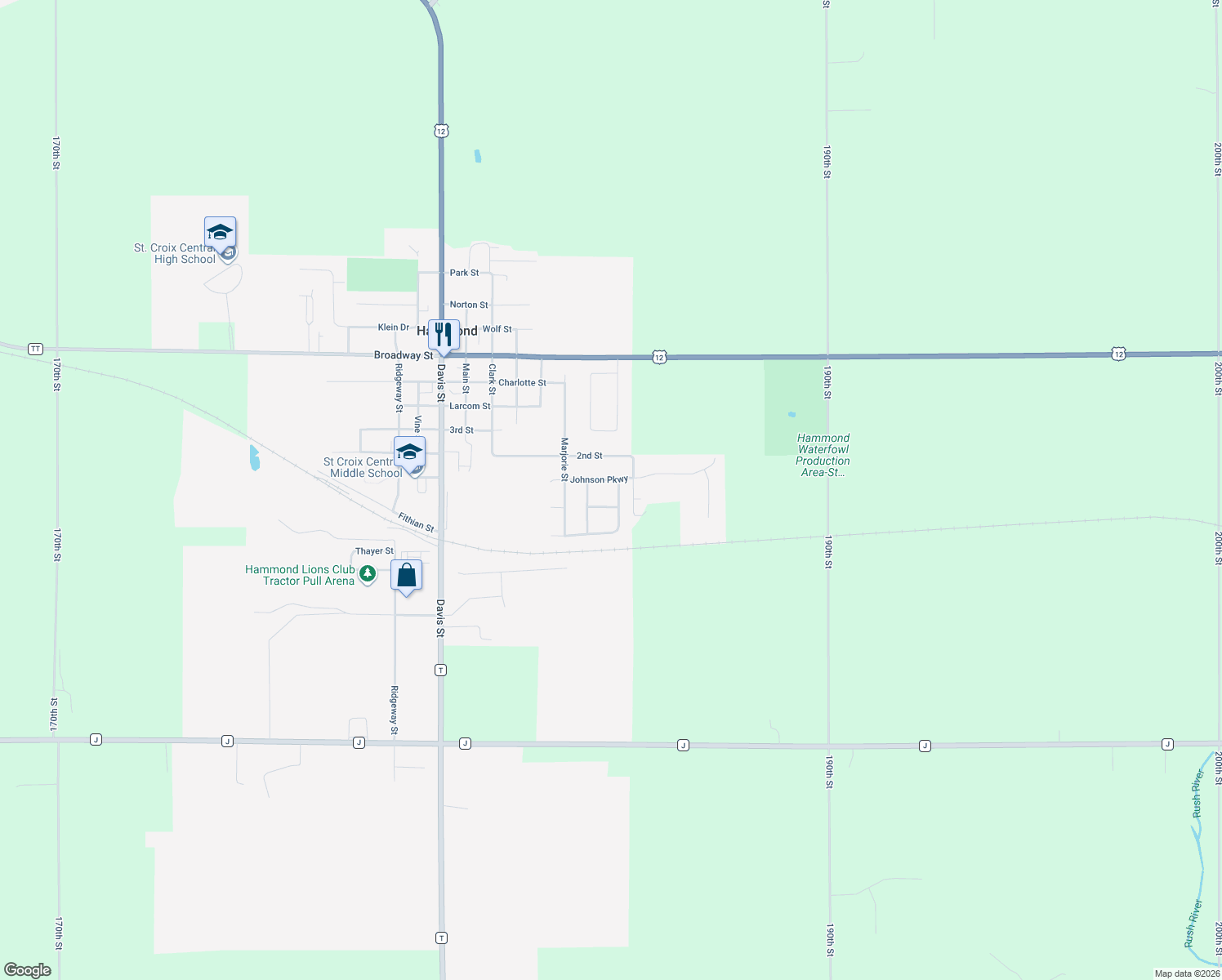 map of restaurants, bars, coffee shops, grocery stores, and more near 1315 Brookhaven Dr in Hammond