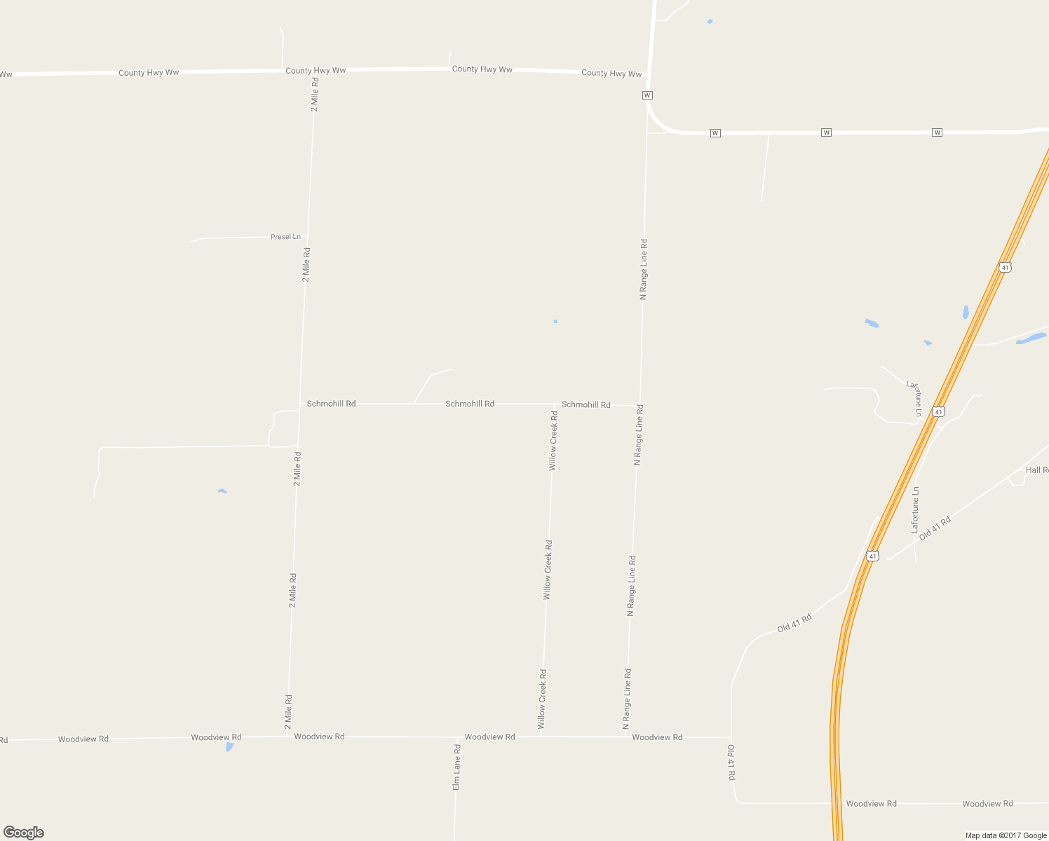 map of restaurants, bars, coffee shops, grocery stores, and more near 8483 Willow Creek Road in Oconto