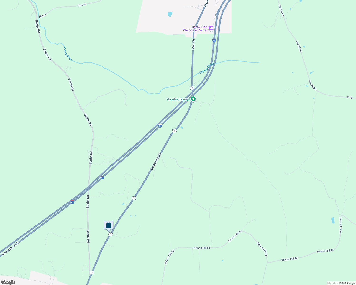 map of restaurants, bars, coffee shops, grocery stores, and more near 1035 U.S. 5 in Derby