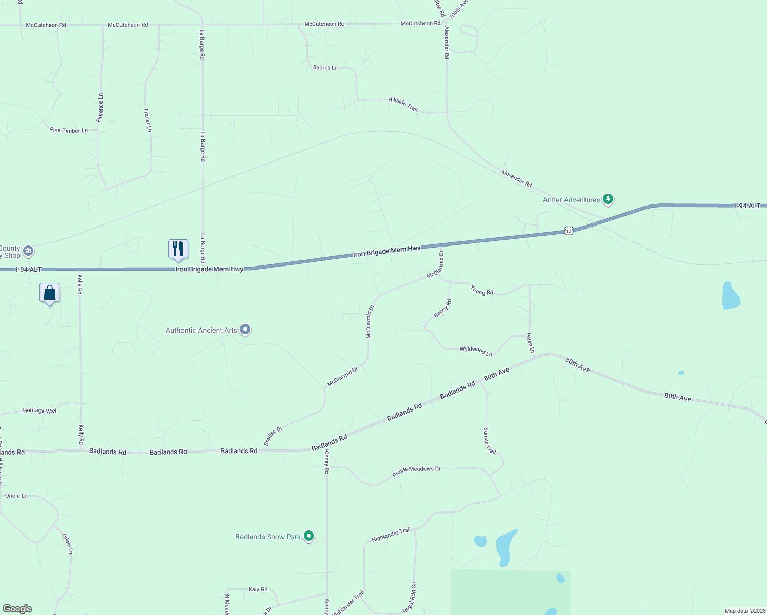 map of restaurants, bars, coffee shops, grocery stores, and more near 865 McDiarmid Drive in Hudson