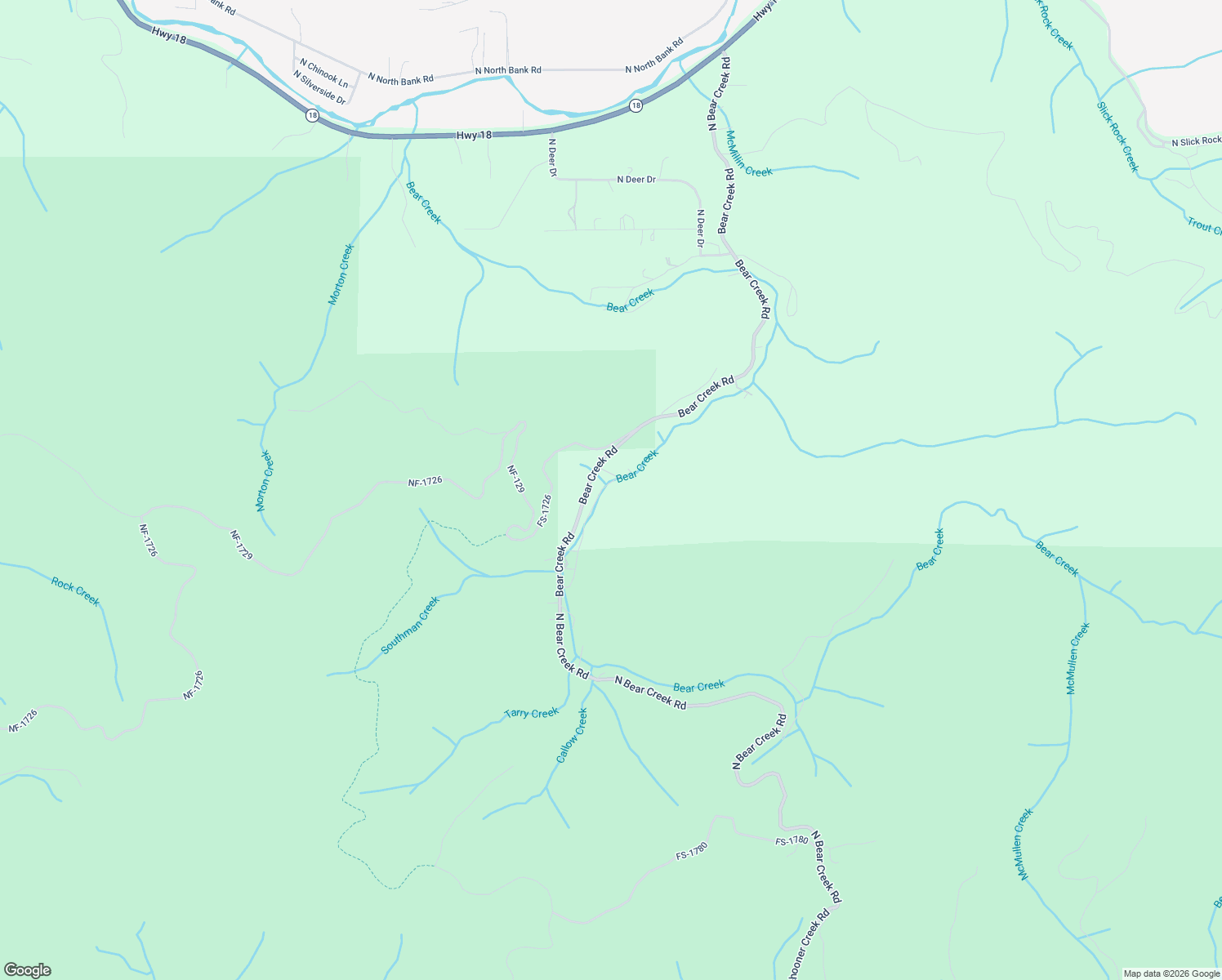 map of restaurants, bars, coffee shops, grocery stores, and more near 1415 North Alvord Lane in Otis