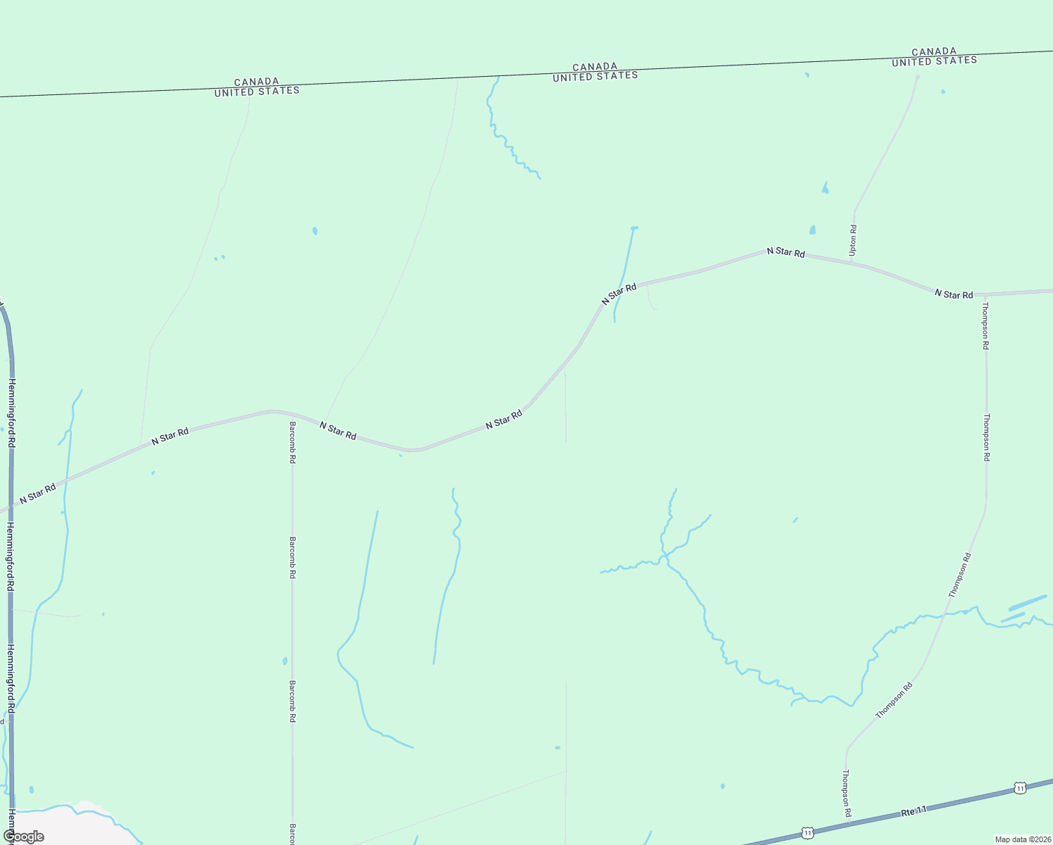 map of restaurants, bars, coffee shops, grocery stores, and more near 543 N Star Rd in Mooers