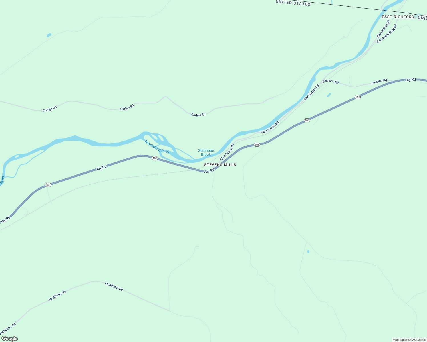 map of restaurants, bars, coffee shops, grocery stores, and more near 50 Brook Street in Richford