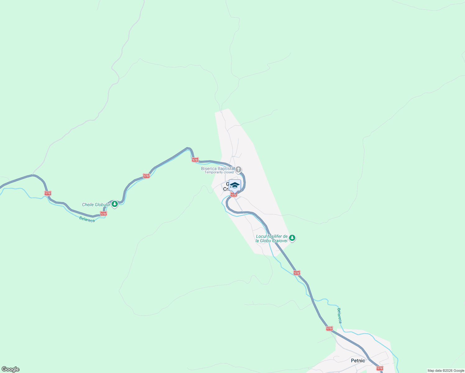 map of restaurants, bars, coffee shops, grocery stores, and more near in Globu Craiovei