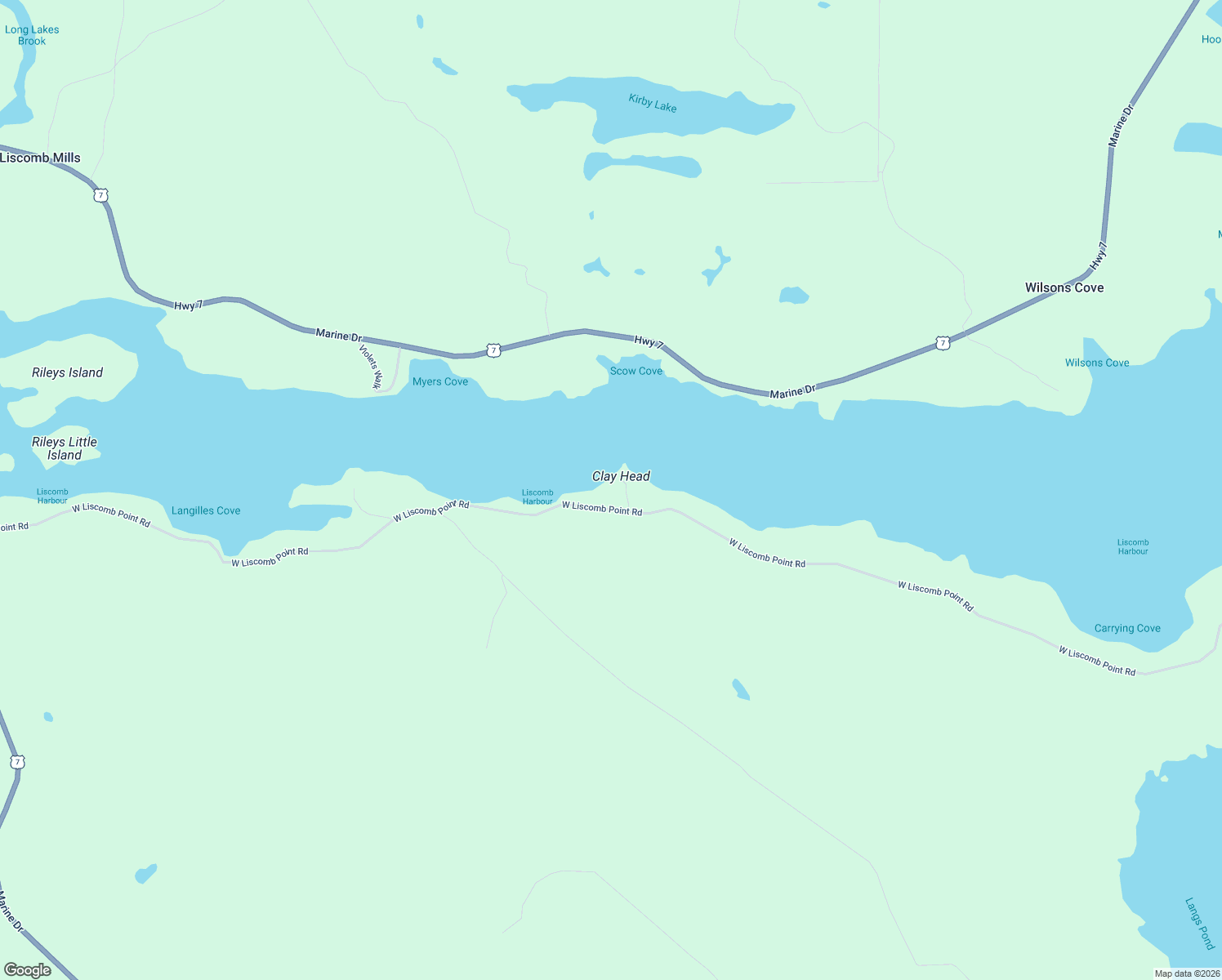 map of restaurants, bars, coffee shops, grocery stores, and more near 2 West Liscomb Point Road in Marie Joseph