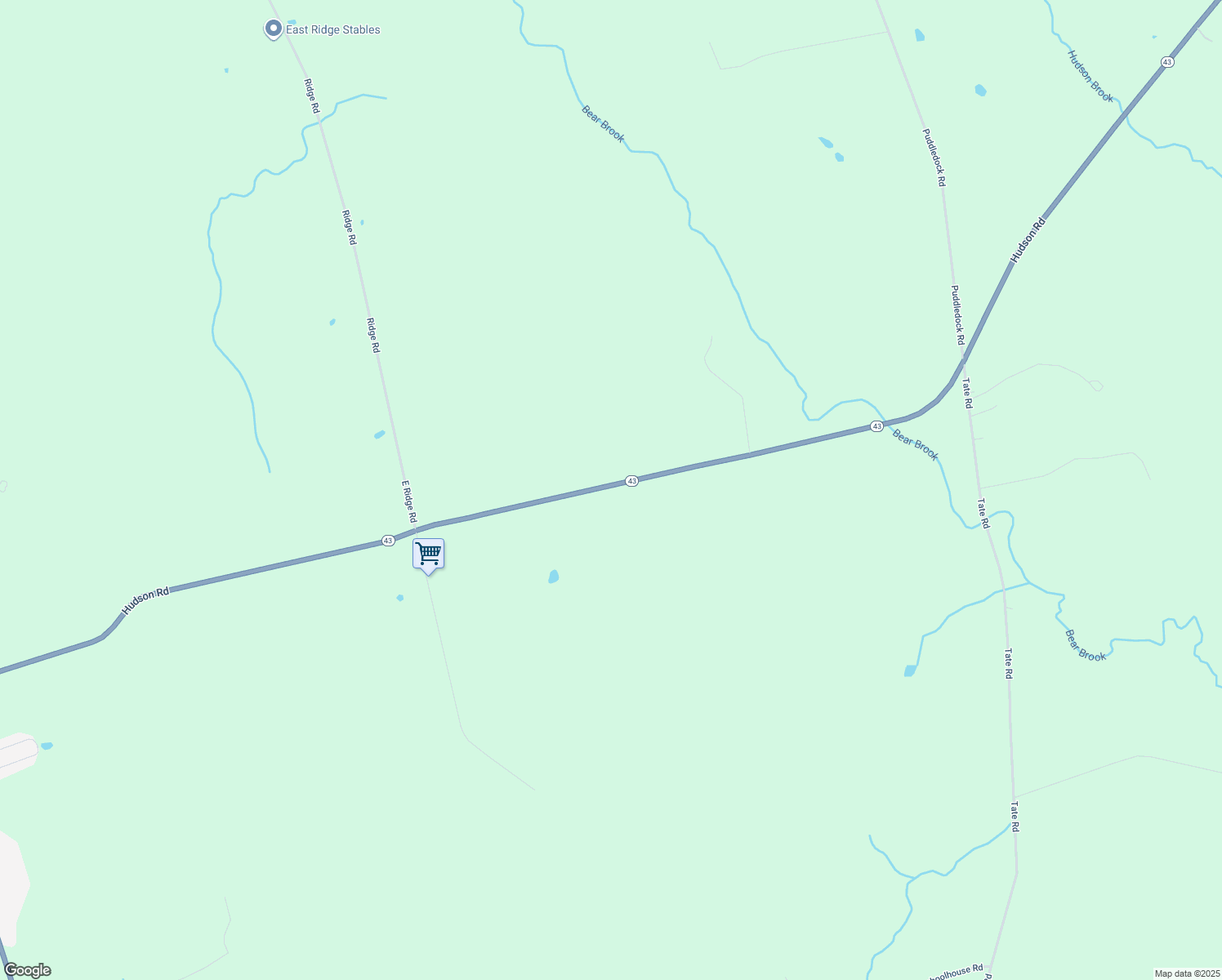 map of restaurants, bars, coffee shops, grocery stores, and more near 401 Hudson Road in Corinth