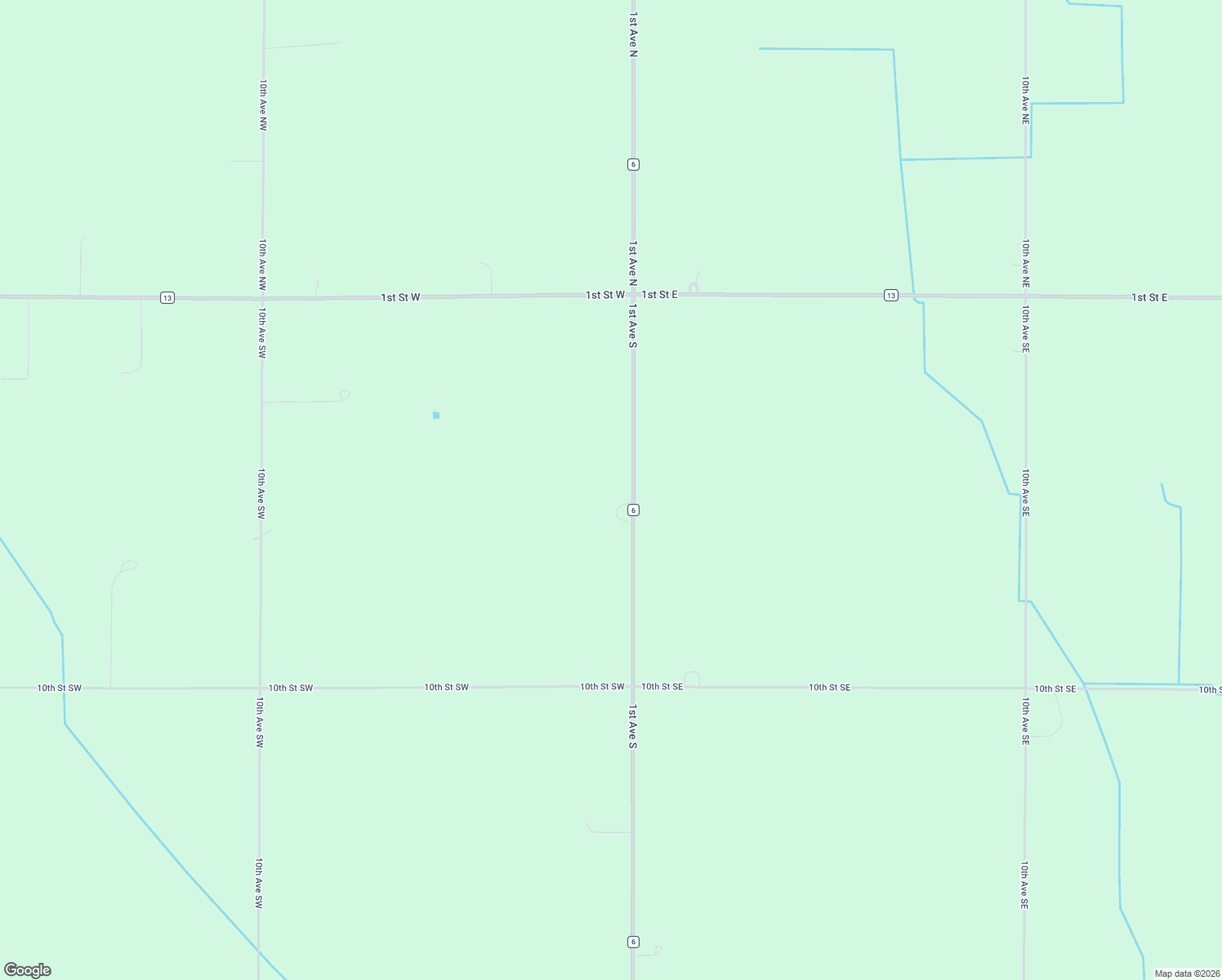 map of restaurants, bars, coffee shops, grocery stores, and more near 155 1st Avenue South in Montevideo