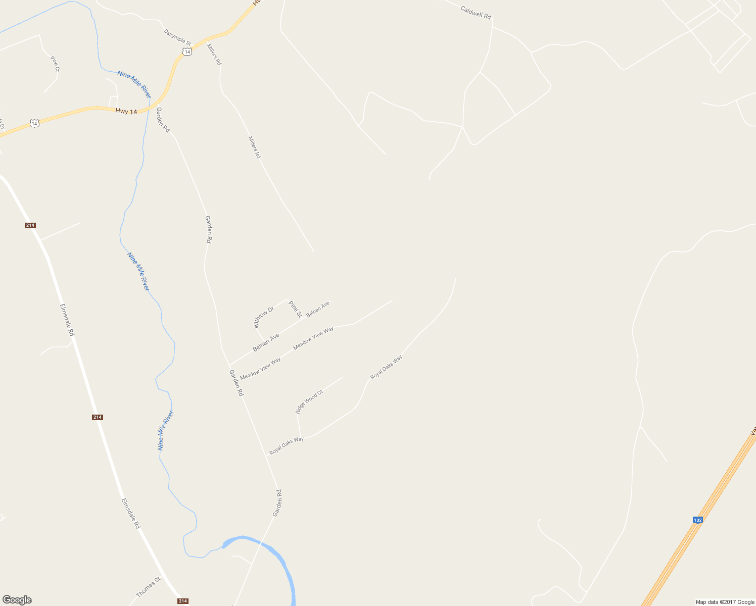 map of restaurants, bars, coffee shops, grocery stores, and more near 221 Meadow View Way in Belnan