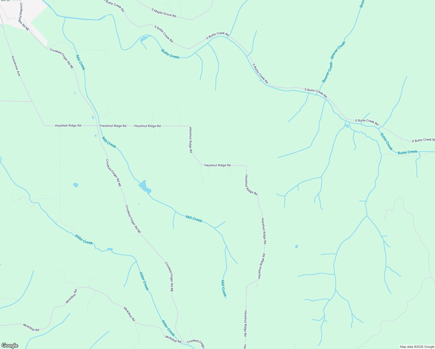 map of restaurants, bars, coffee shops, grocery stores, and more near 20788 Hazelnut Ridge Road in Scotts Mills