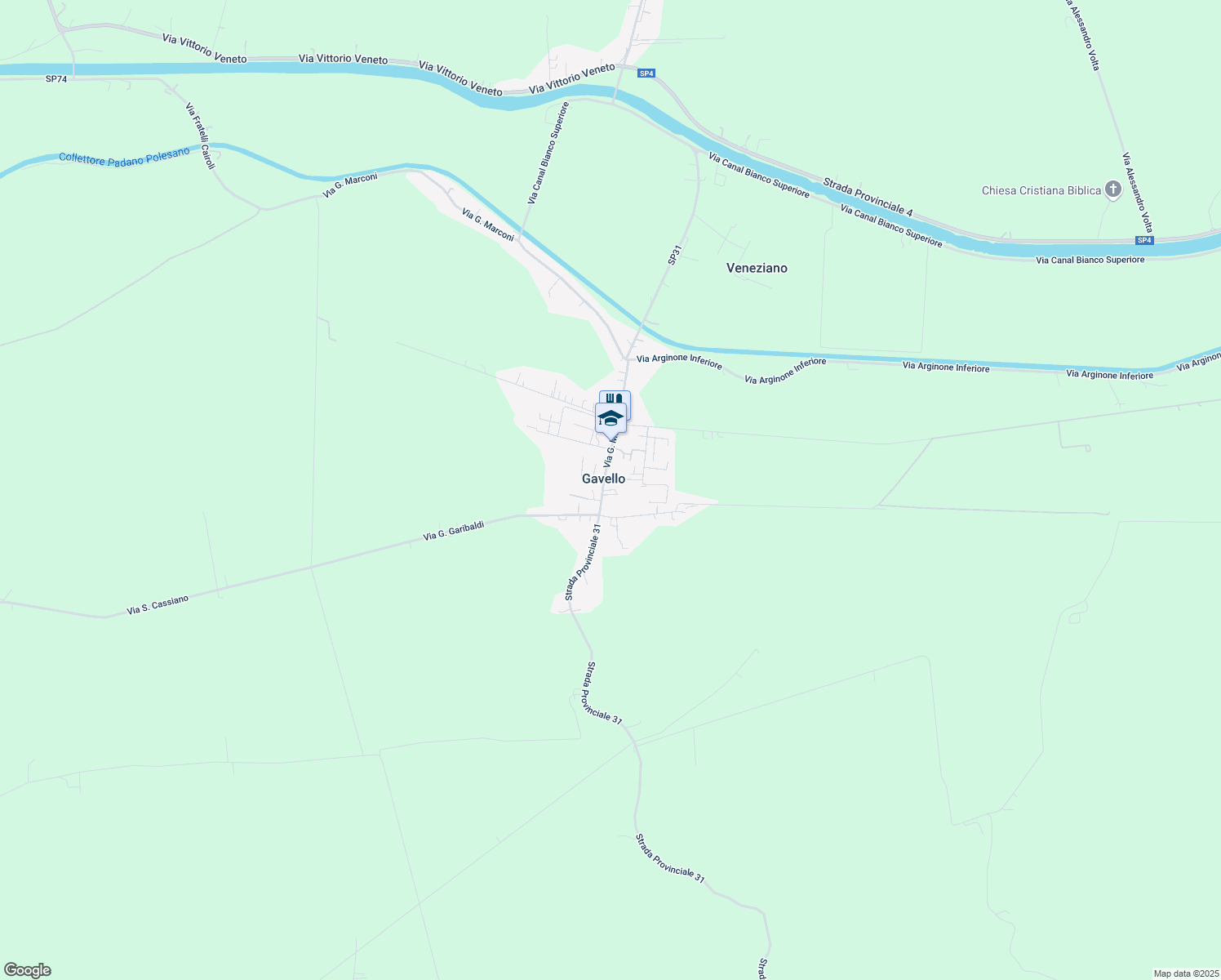 map of restaurants, bars, coffee shops, grocery stores, and more near in Gavello