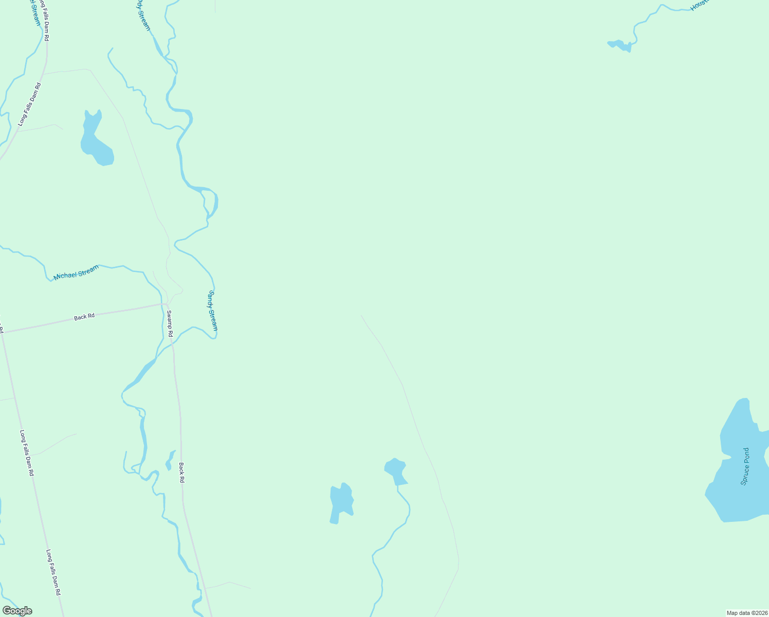 map of restaurants, bars, coffee shops, grocery stores, and more near 537 Spruce Pond Rd in Embden