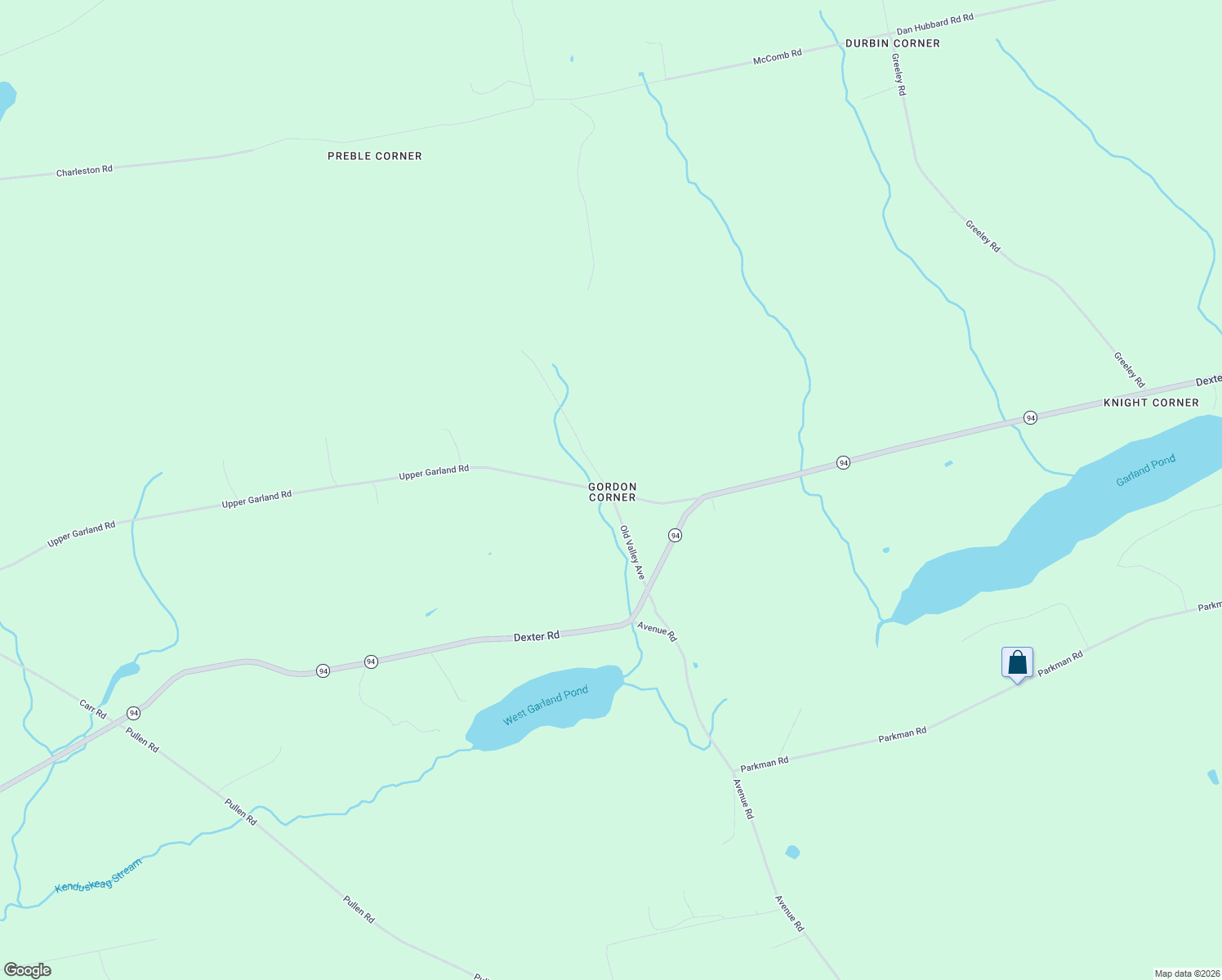 map of restaurants, bars, coffee shops, grocery stores, and more near 49 Upper Garland Road in Garland