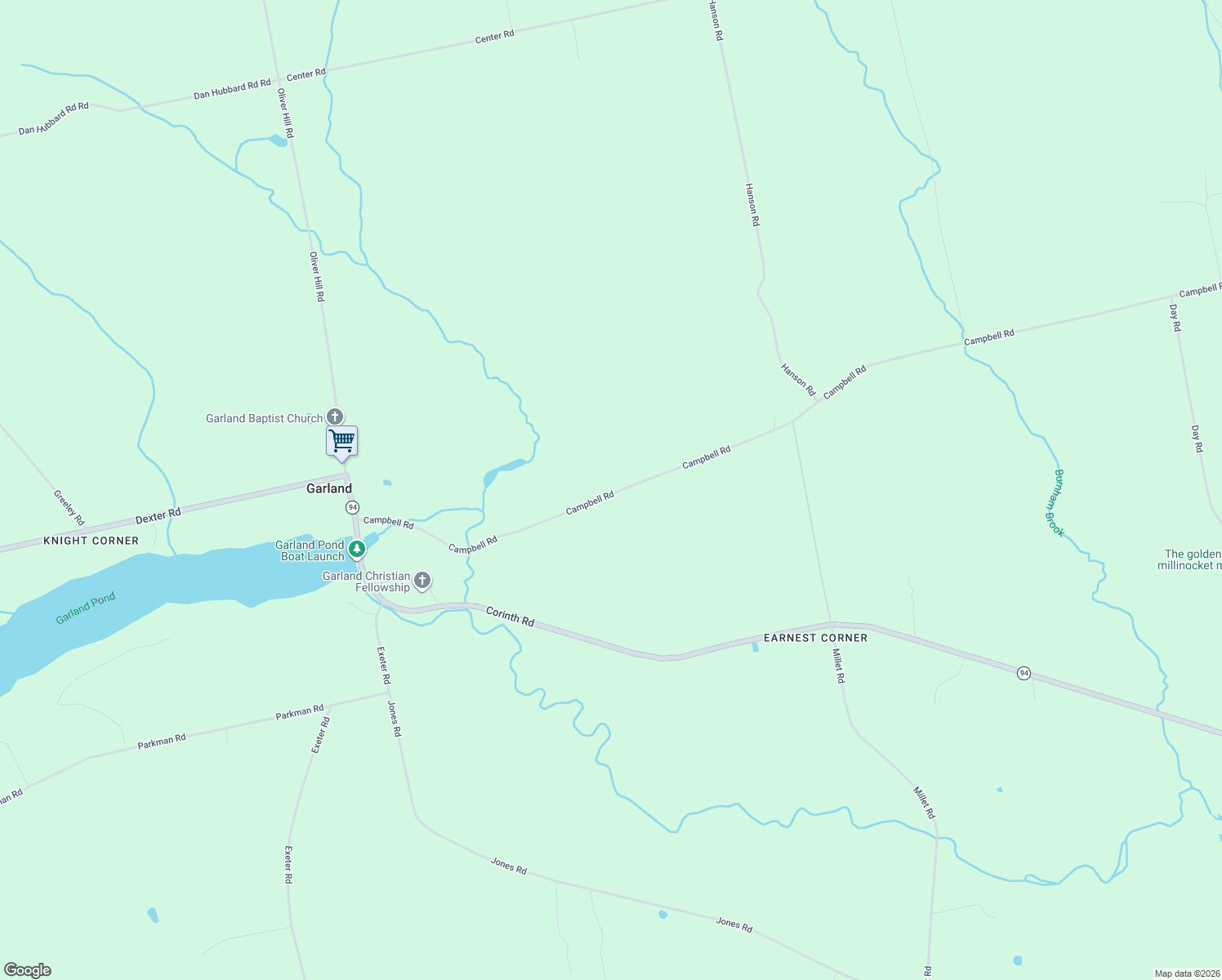 map of restaurants, bars, coffee shops, grocery stores, and more near 182 Campbell Road in Garland