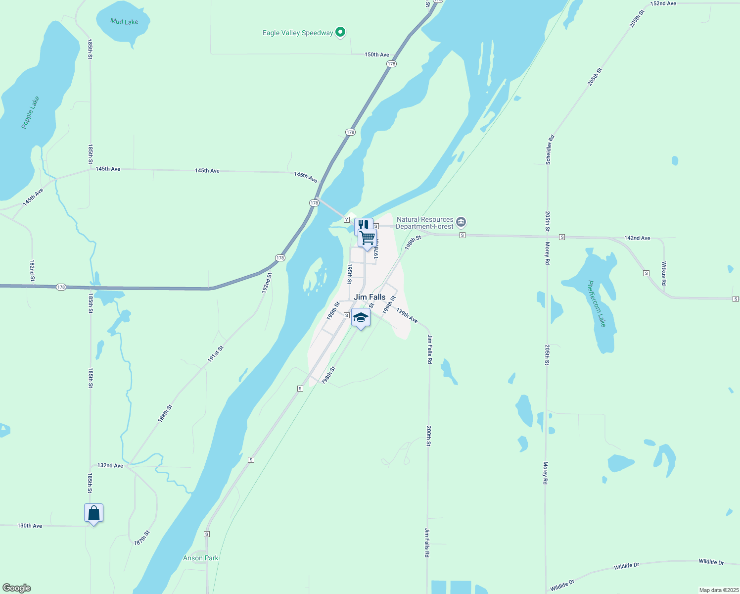 Jim Falls WI Walk Score