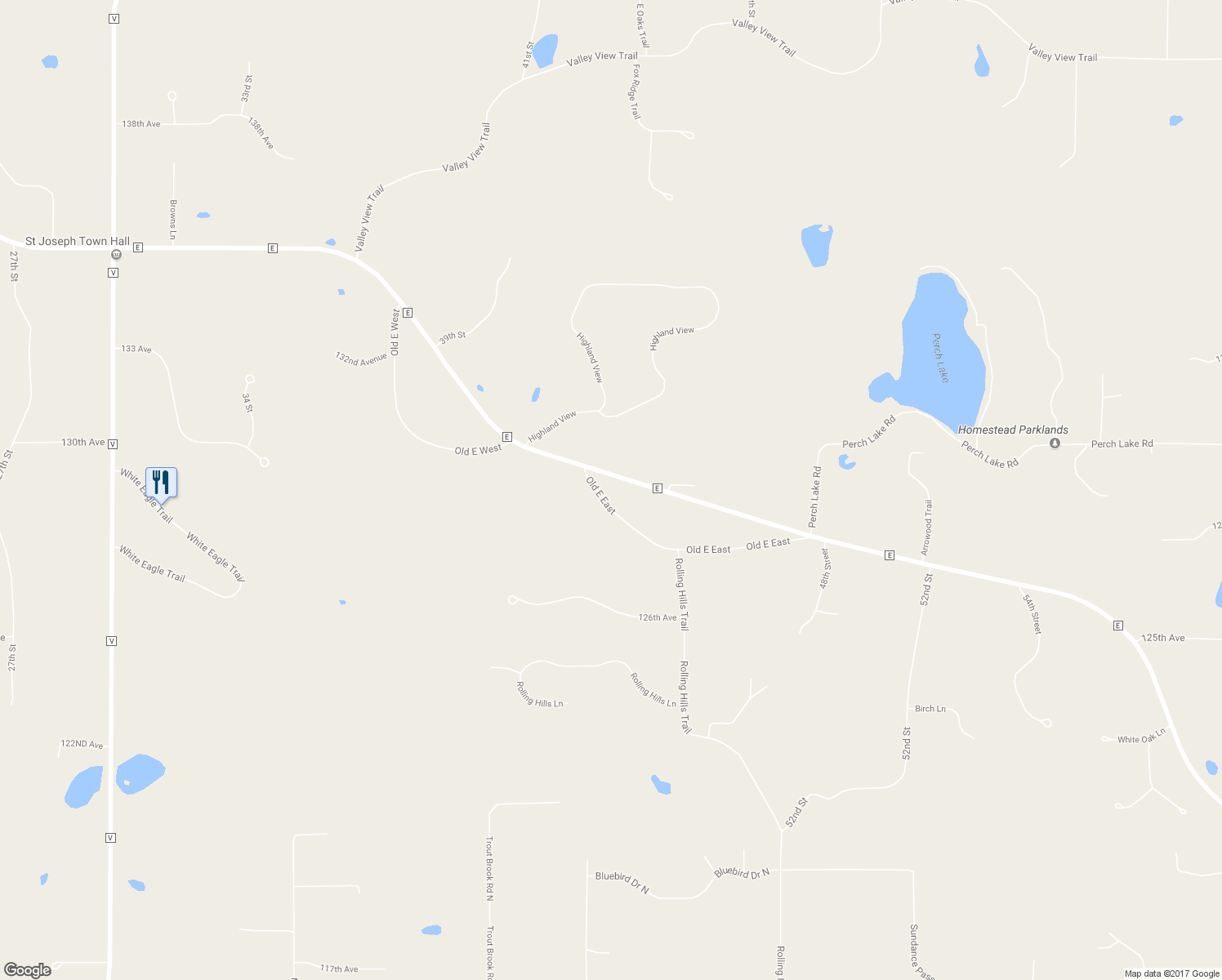 map of restaurants, bars, coffee shops, grocery stores, and more near 416 Old E East in Hudson