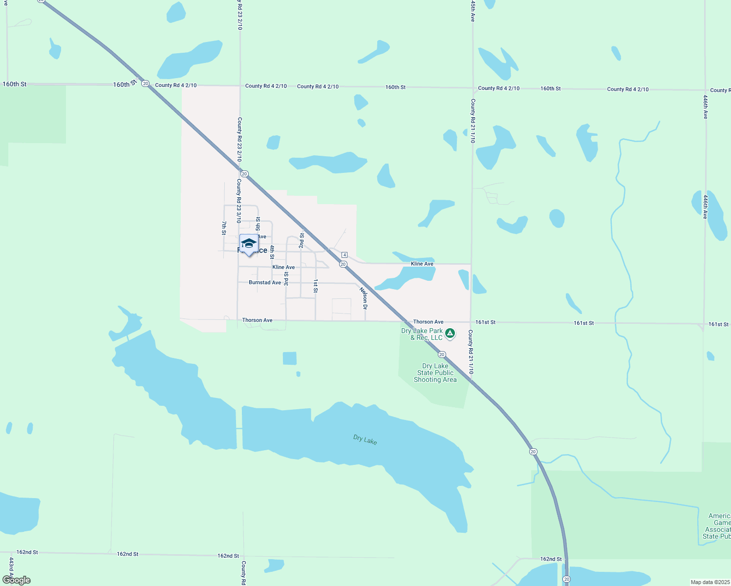 map of restaurants, bars, coffee shops, grocery stores, and more near Nelson Drive in Florence