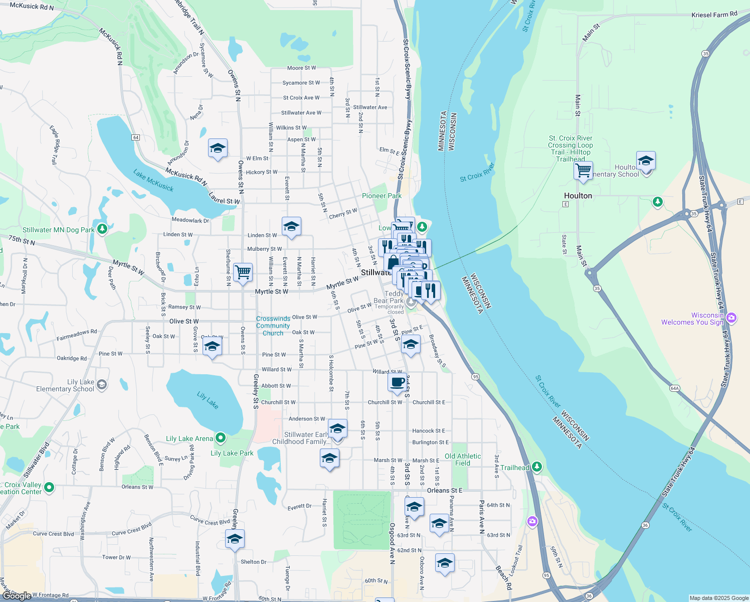 116 Olive Street West, Stillwater MN Walk Score