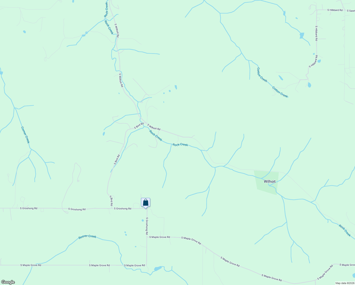 map of restaurants, bars, coffee shops, grocery stores, and more near 37905 South Wilhoit Road in Molalla