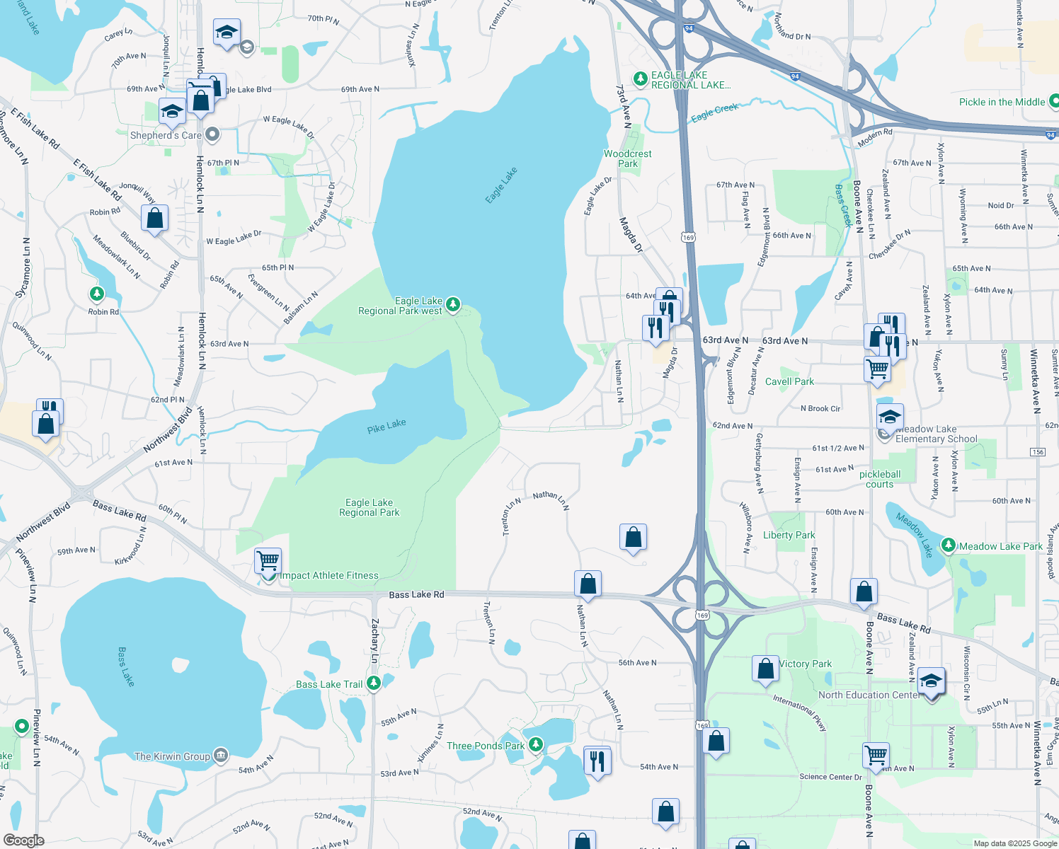 6155 Eagle Lake Drive, Maple Grove MN Walk Score