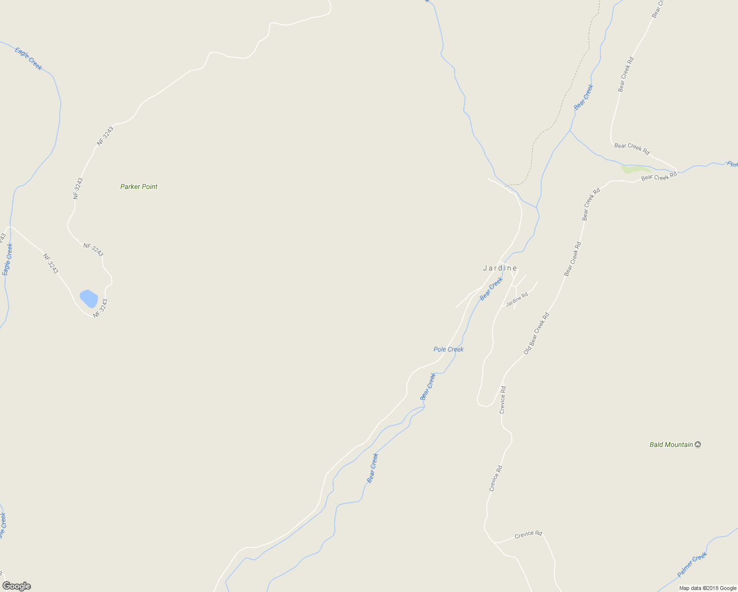 map of restaurants, bars, coffee shops, grocery stores, and more near 499 Jardine Road in Gardiner