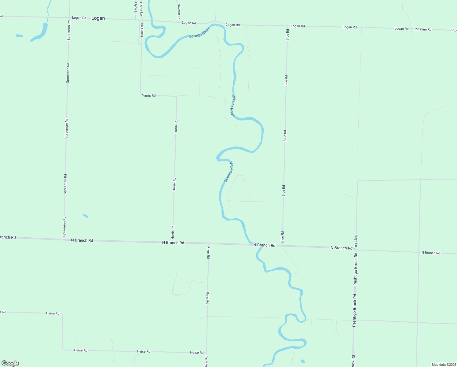 map of restaurants, bars, coffee shops, grocery stores, and more near 10869 Randall Lane in Suring