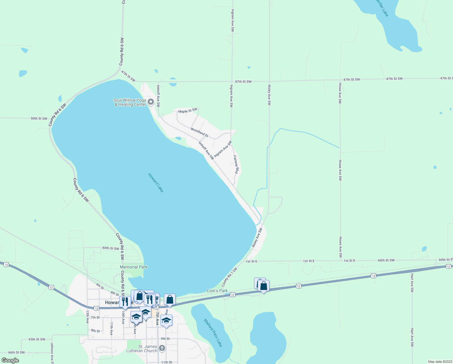 5427 Imhoff Ave SW, Howard Lake MN Walk Score