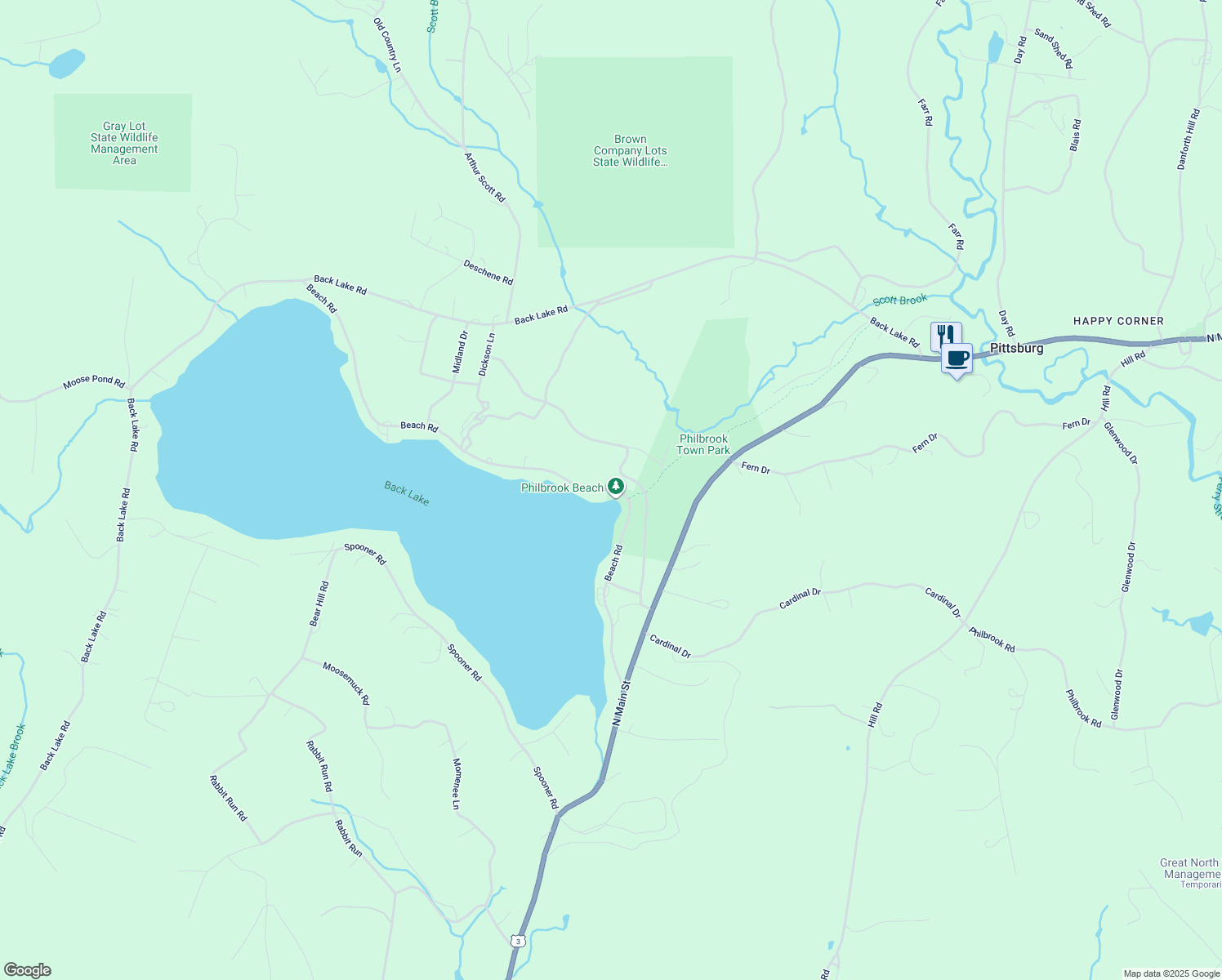 361 Beach Road, Pittsburg NH Walk Score