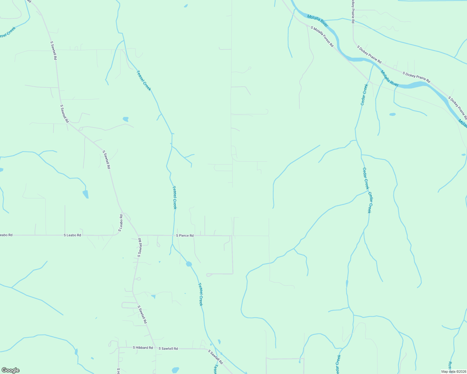 map of restaurants, bars, coffee shops, grocery stores, and more near 35550 South Aqua Springs Road in Molalla