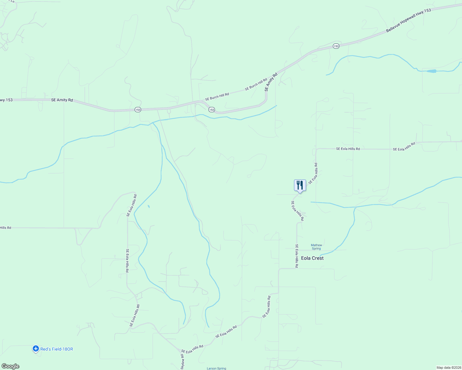 map of restaurants, bars, coffee shops, grocery stores, and more near in Eola Crest