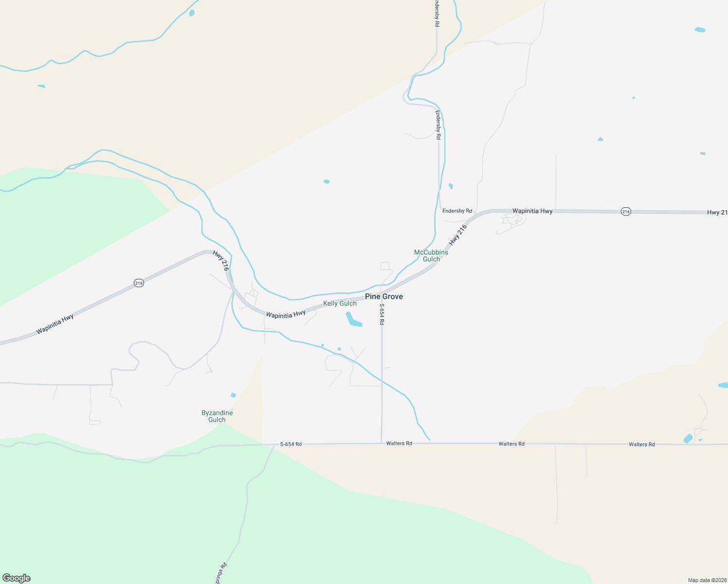 map of restaurants, bars, coffee shops, grocery stores, and more near 77687 Oregon 216 in Maupin