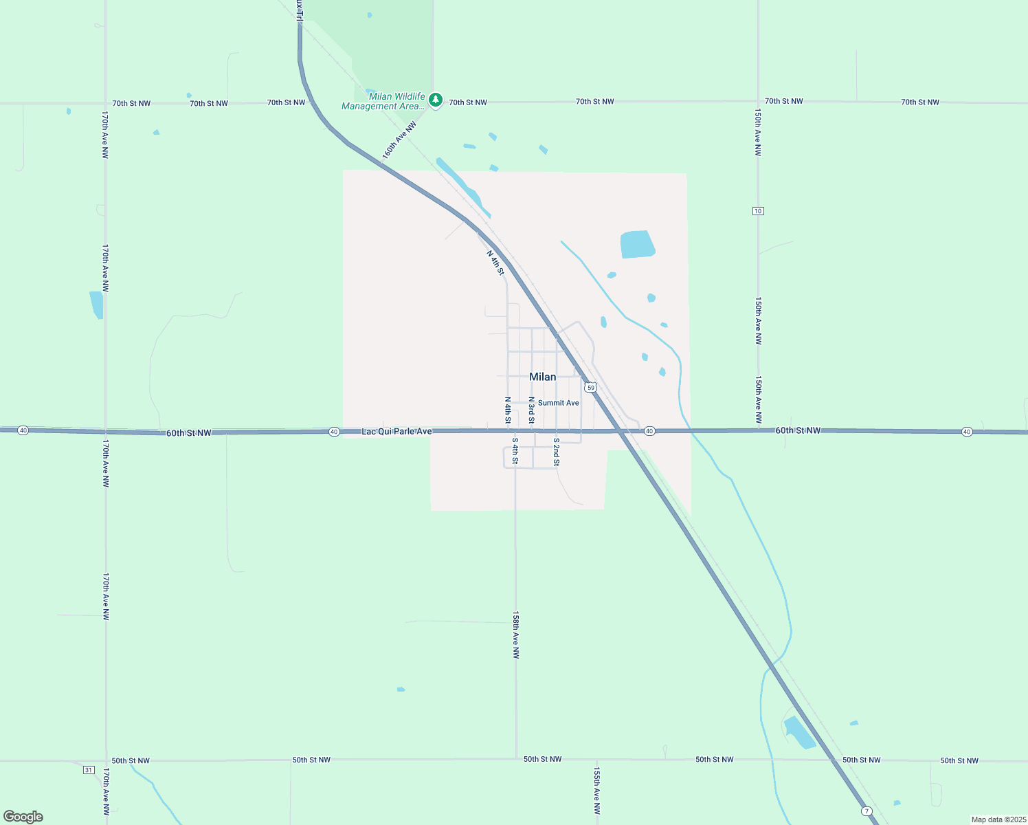 map of restaurants, bars, coffee shops, grocery stores, and more near 407 North 4th Street in Milan