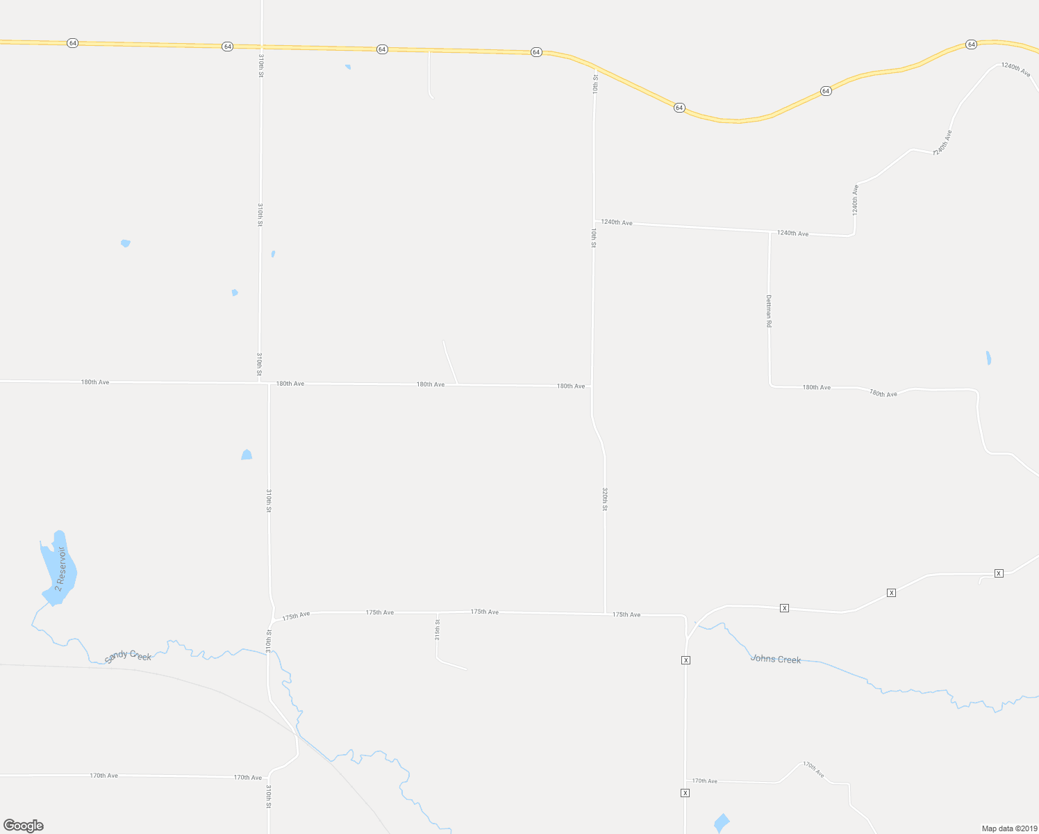 map of restaurants, bars, coffee shops, grocery stores, and more near 3179 180th Avenue in Glenwood City