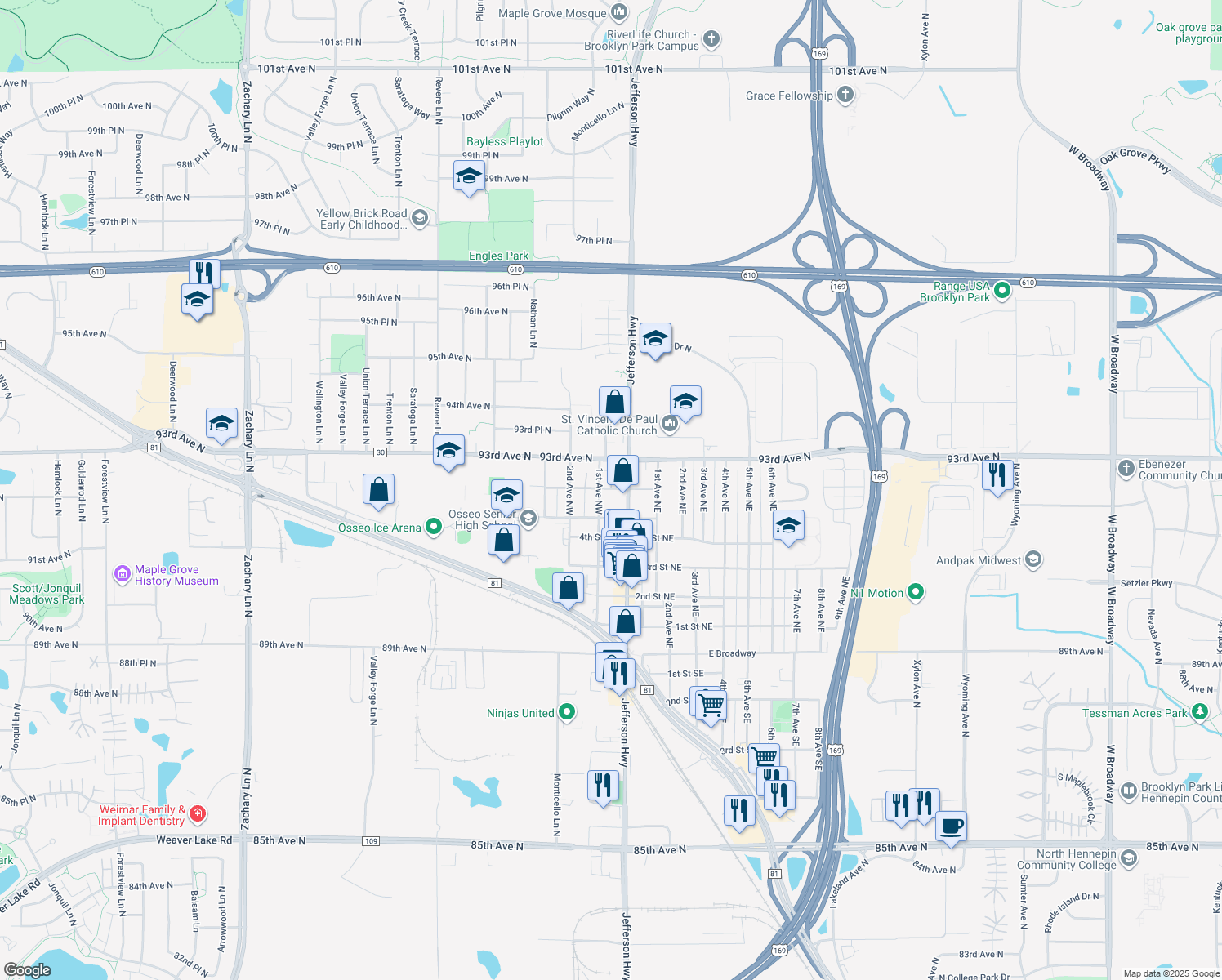 20 6th Street Northwest, Osseo MN Walk Score