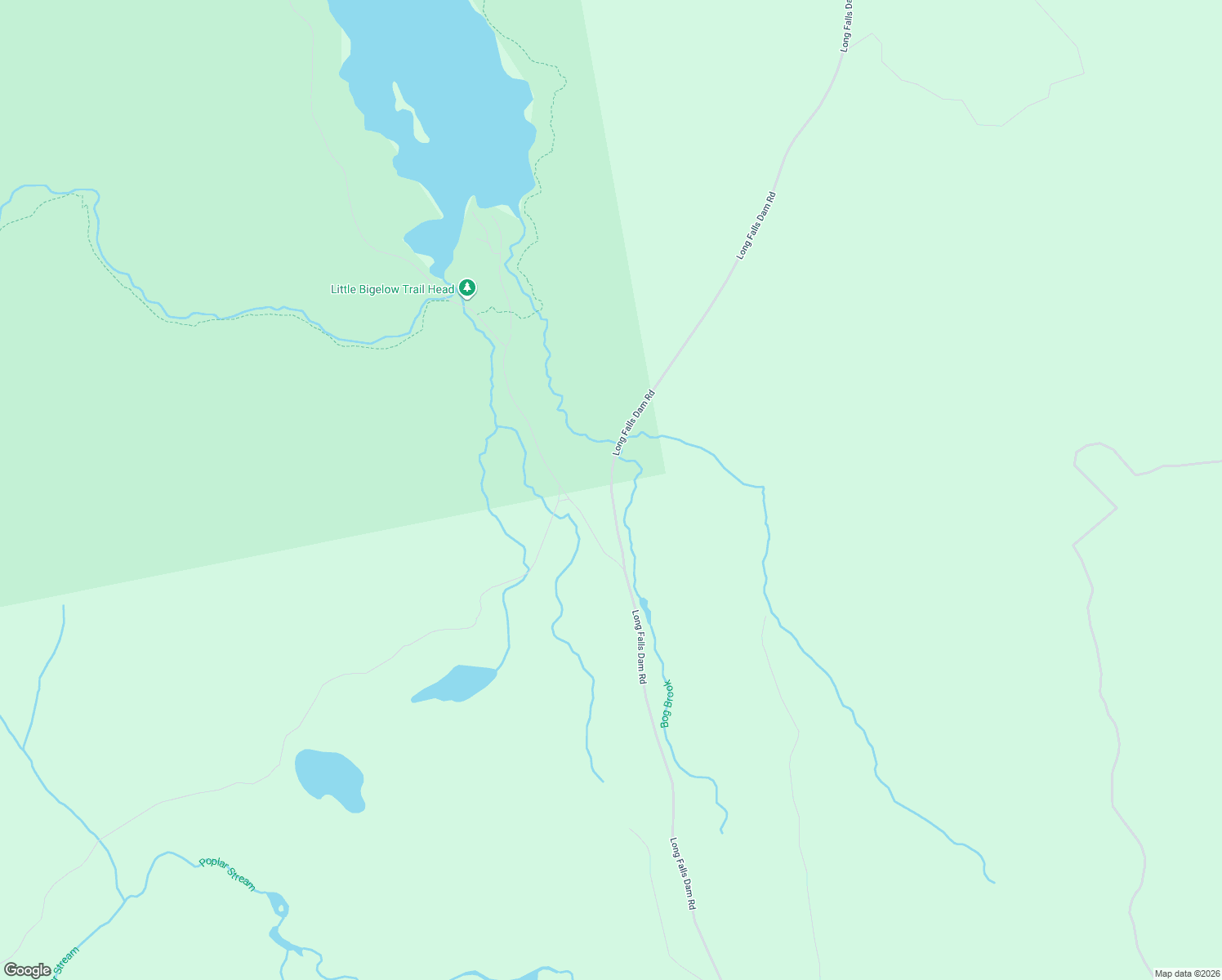 map of restaurants, bars, coffee shops, grocery stores, and more near 34 Long Falls Dam Road in New Portland