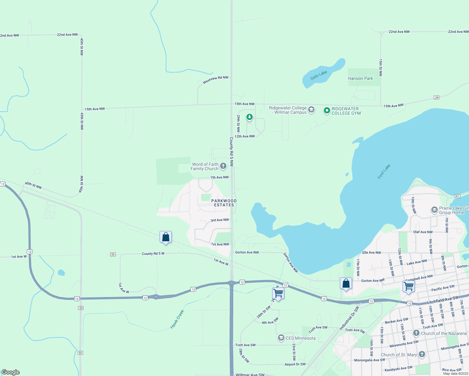 608 29th Street Northwest, Willmar MN Walk Score