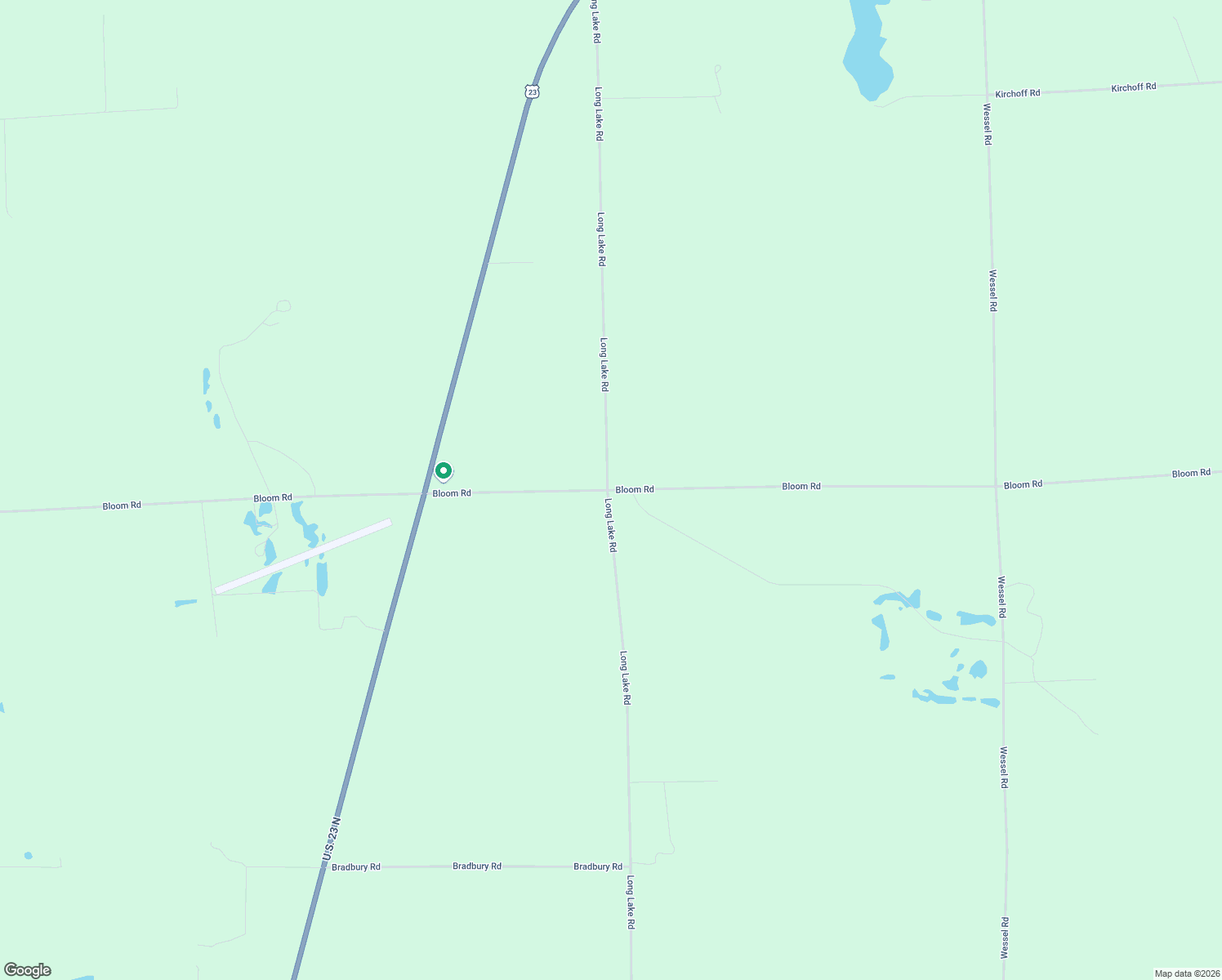 map of restaurants, bars, coffee shops, grocery stores, and more near 3000 Bloom Road in Alpena