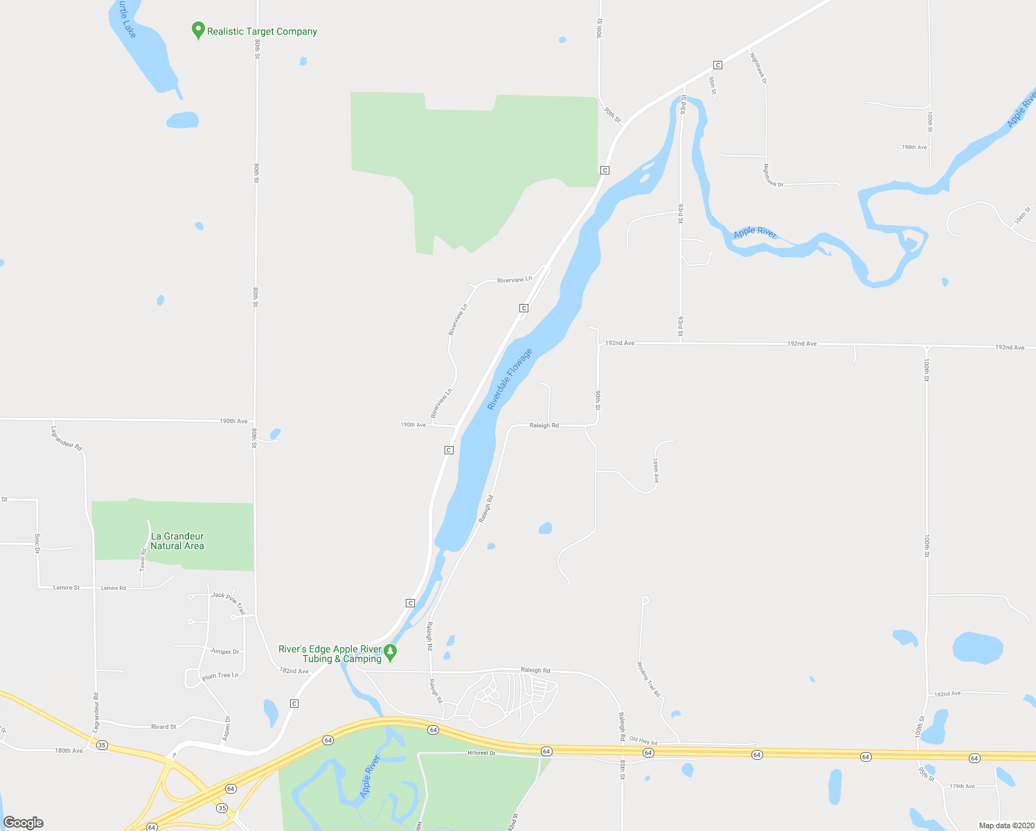 map of restaurants, bars, coffee shops, grocery stores, and more near 1906 Raleigh Road in New Richmond