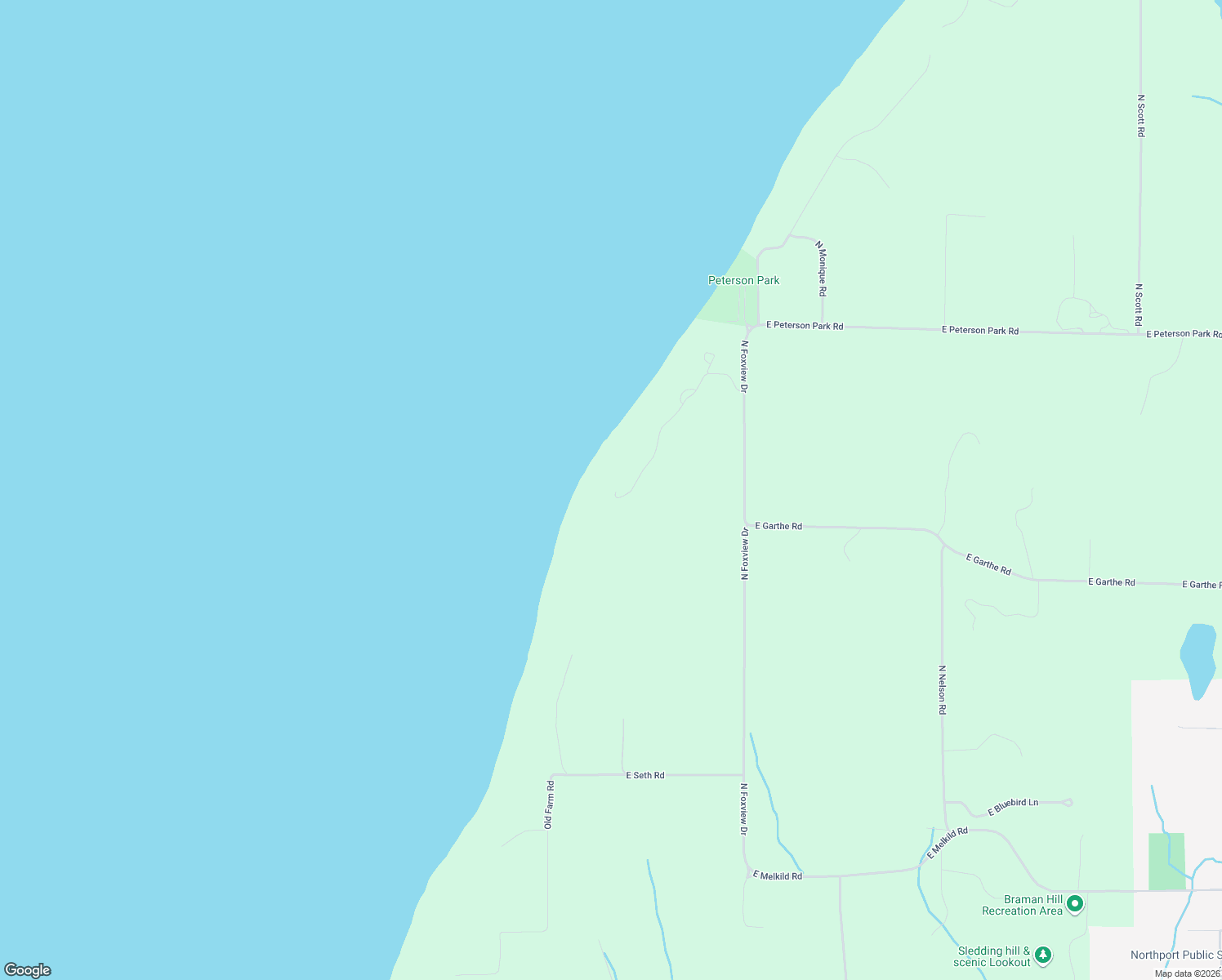 map of restaurants, bars, coffee shops, grocery stores, and more near 11301-11399 North Foxview Drive in Northport
