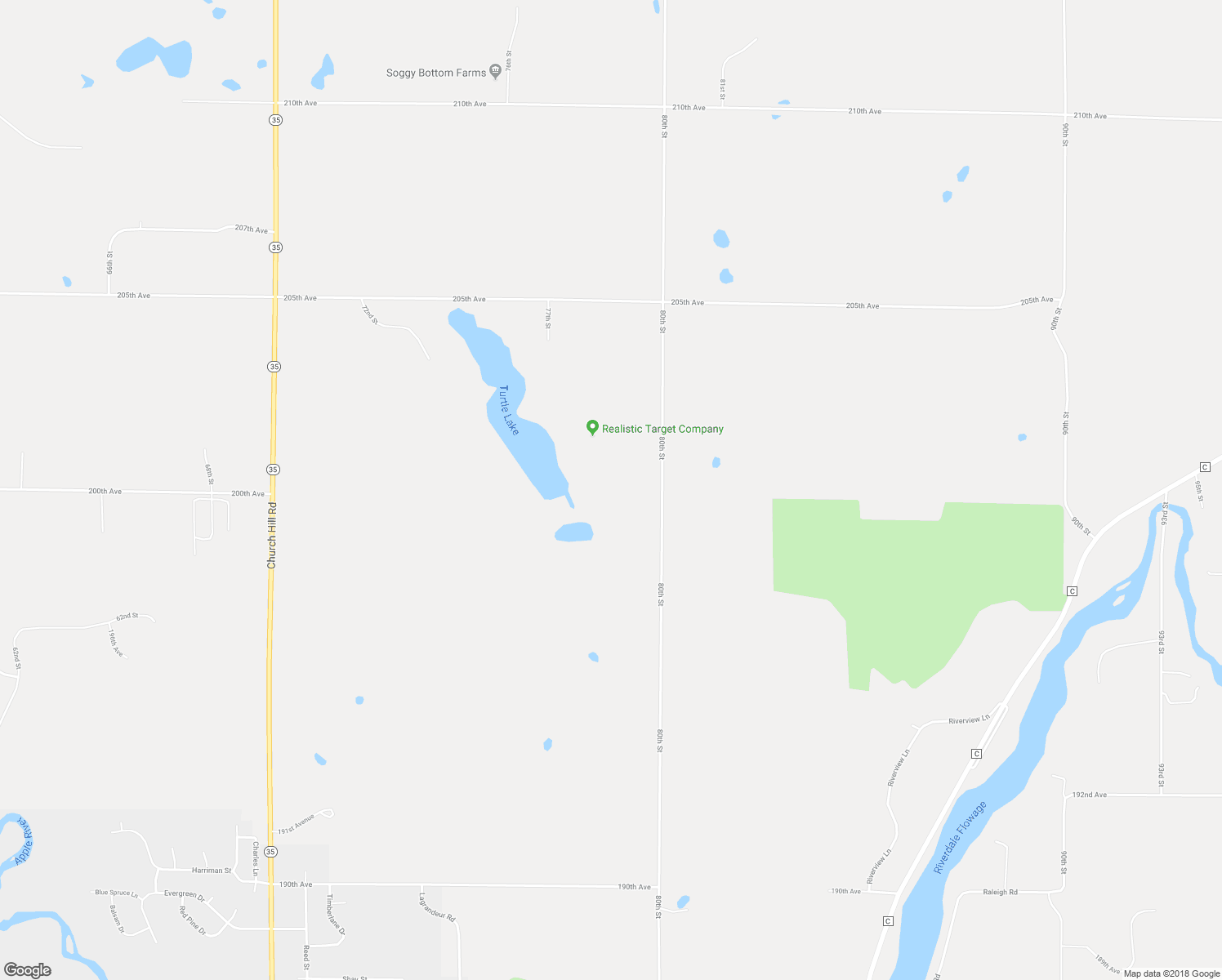 map of restaurants, bars, coffee shops, grocery stores, and more near 1992 80th Street in Somerset