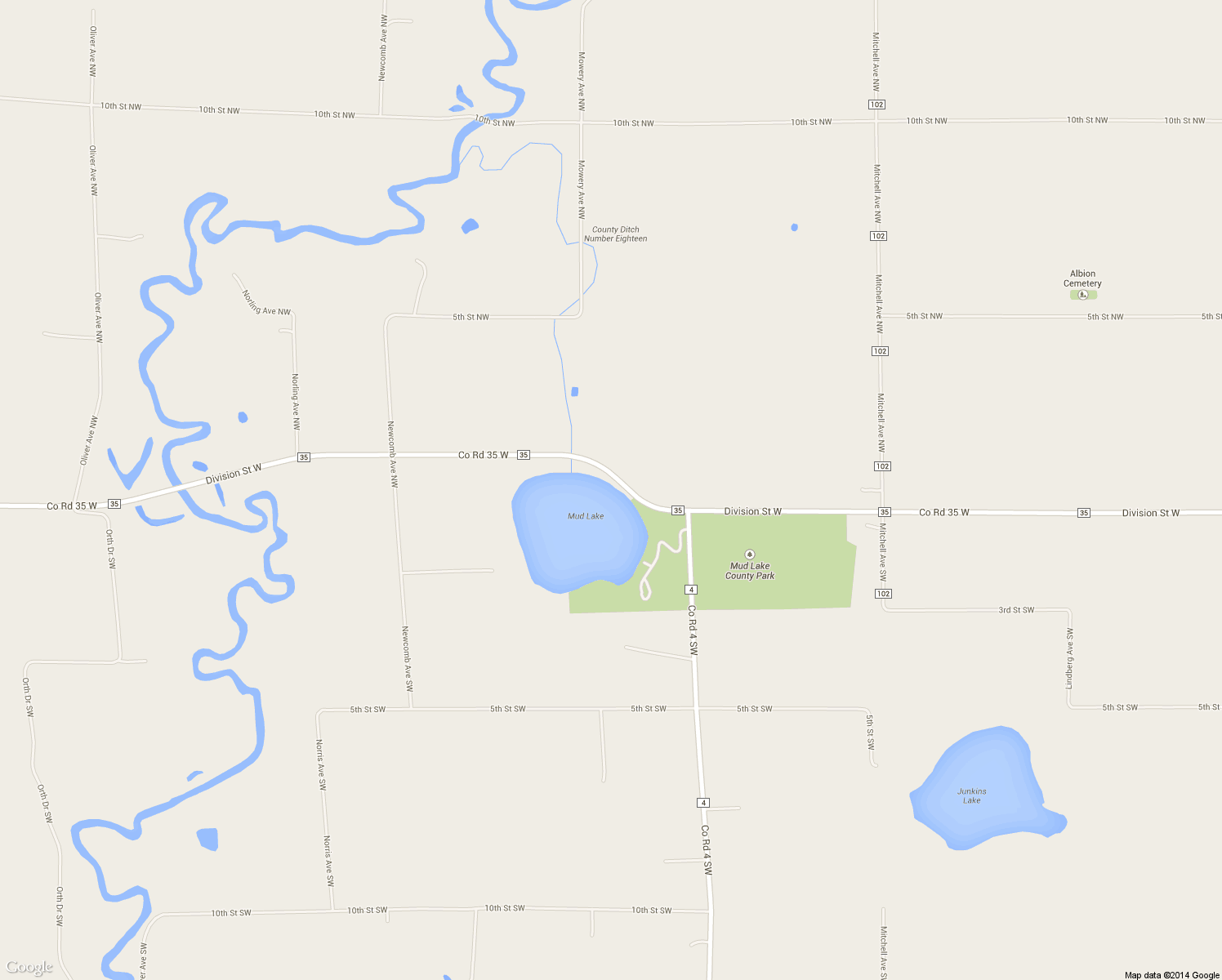 map of restaurants, bars, coffee shops, grocery stores, and more near 12664 County Road 35 West in Cokato