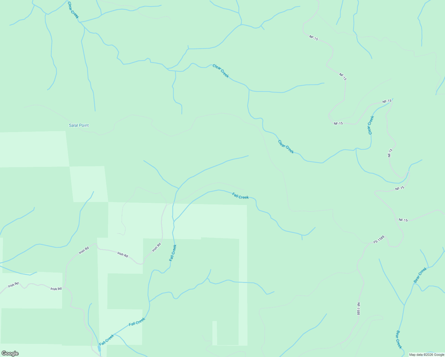 map of restaurants, bars, coffee shops, grocery stores, and more near 15455 Irish Rd in Cloverdale
